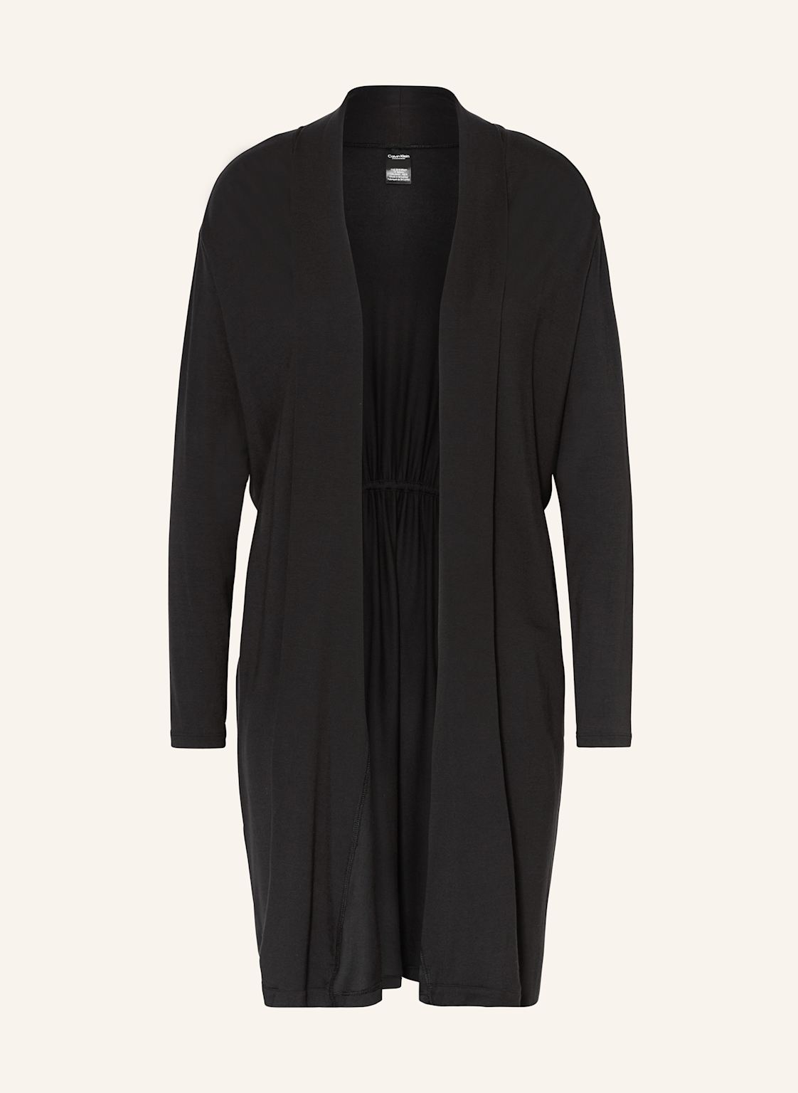 Calvin Klein Damen-Morgenmantel schwarz Calvin Klein Damen-Morgenmantel schwarz von Calvin Klein