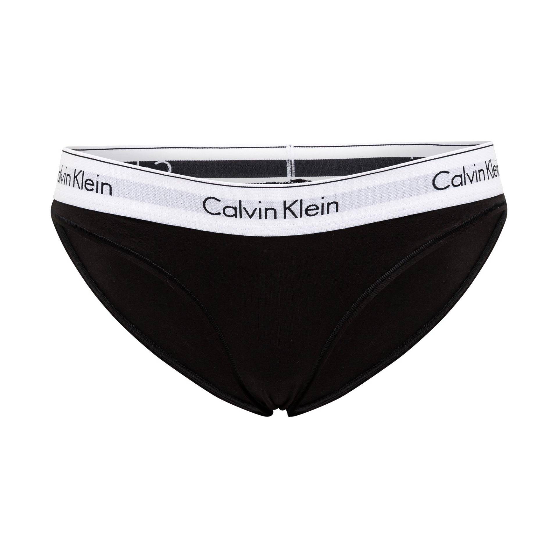 Slip,baumwolle Damen Black L von Calvin Klein