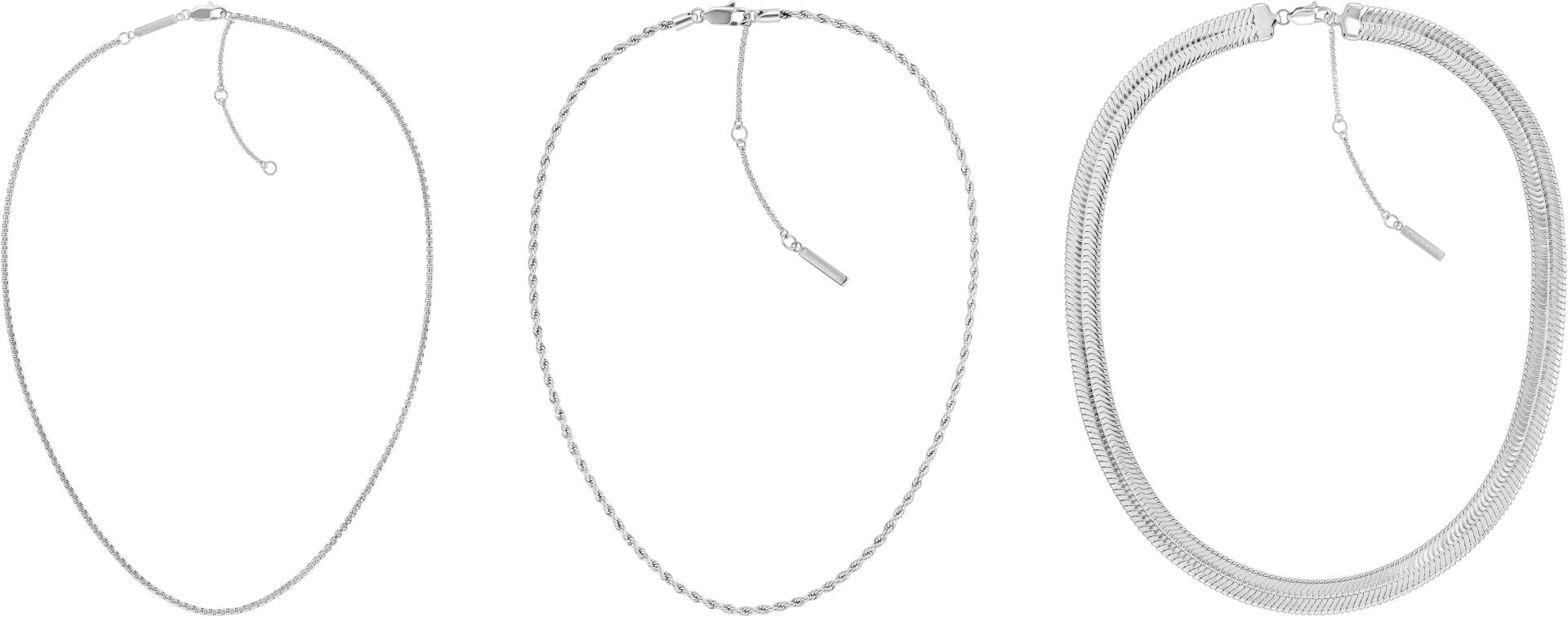 Calvin Klein Edelstahlketten-Set »ACCENT, 35000626«, (Set, 3 tlg.) von Calvin Klein