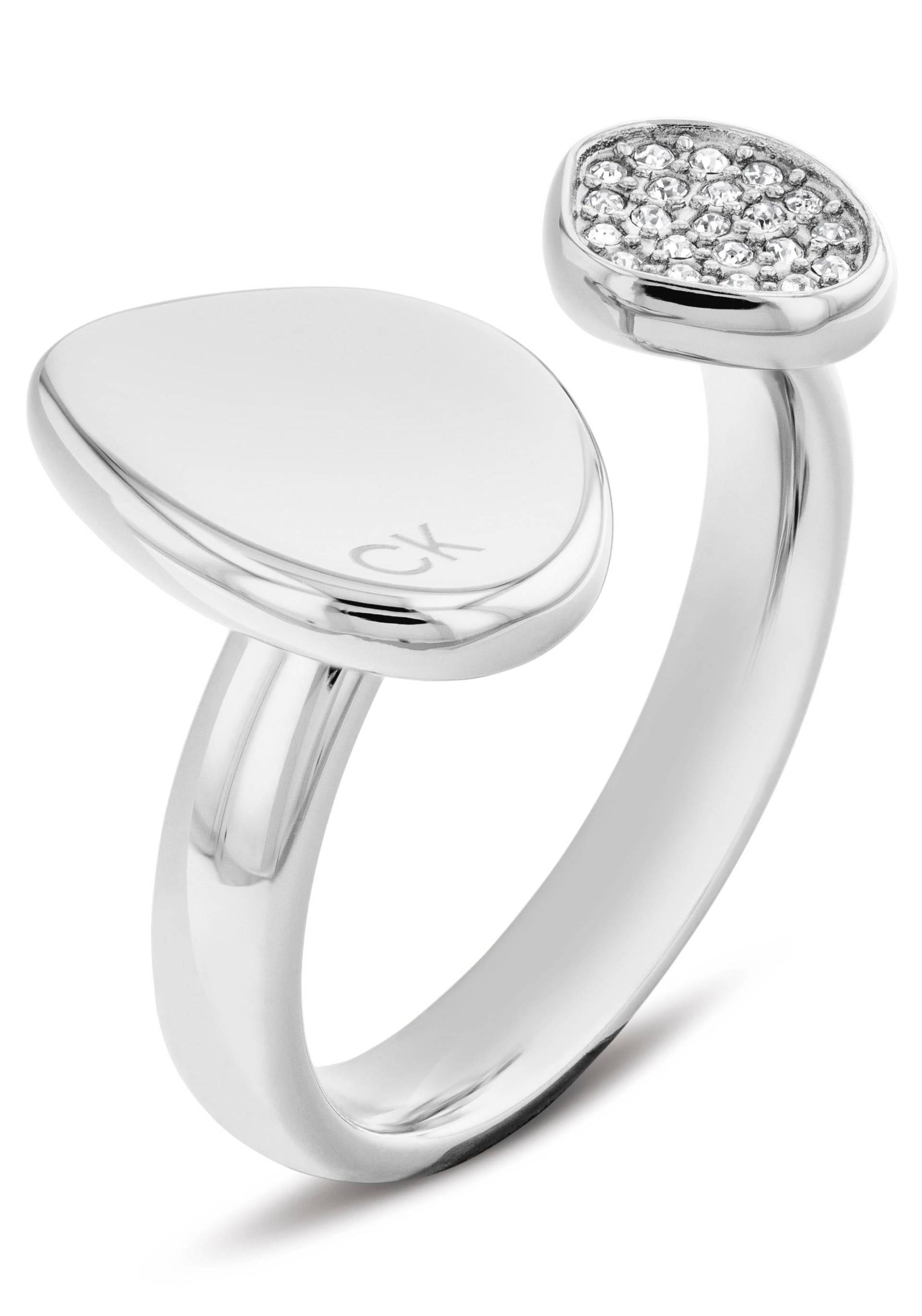 Calvin Klein Fingerring »Schmuck Edelstahl Fingerring Damenring«, mit Glasstein Calvin Klein Fingerring »Schmuck Edelstahl Fingerring Damenring«, mit Glasstein von Calvin Klein