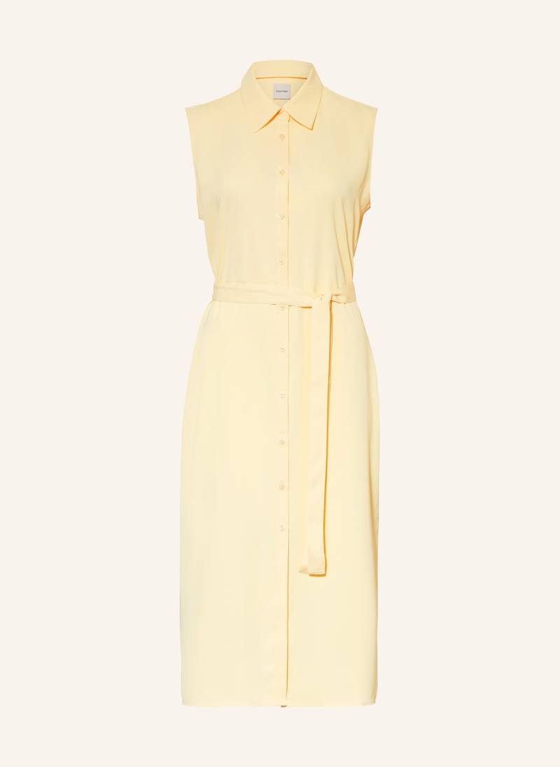 Calvin Klein Hemdblusenkleid gelb von Calvin Klein