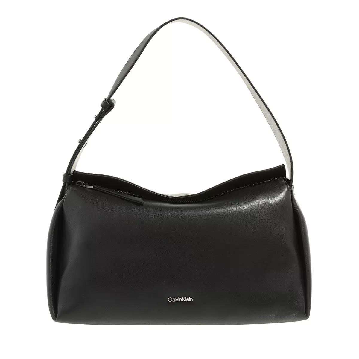 Calvin Klein Henkeltasche - Elevated Soft Shoulder Bag Sm - Gr. unisize - in Schwarz - für Damen von Calvin Klein