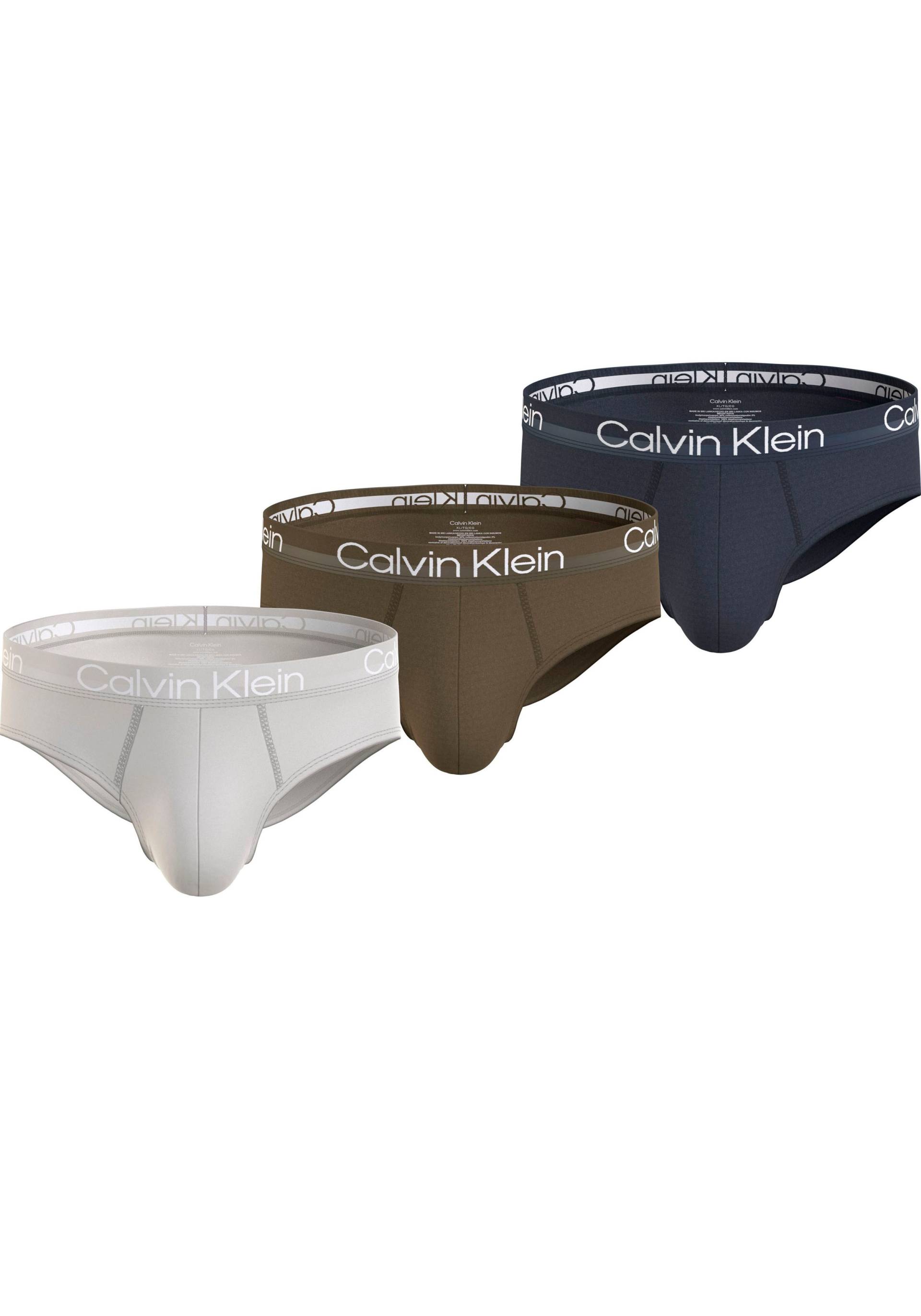 Calvin Klein Underwear Hipster »HIP BRIEF 3PK«, (Packung, 3er-Pack), mit Logo-Elastikbund von Calvin Klein Underwear