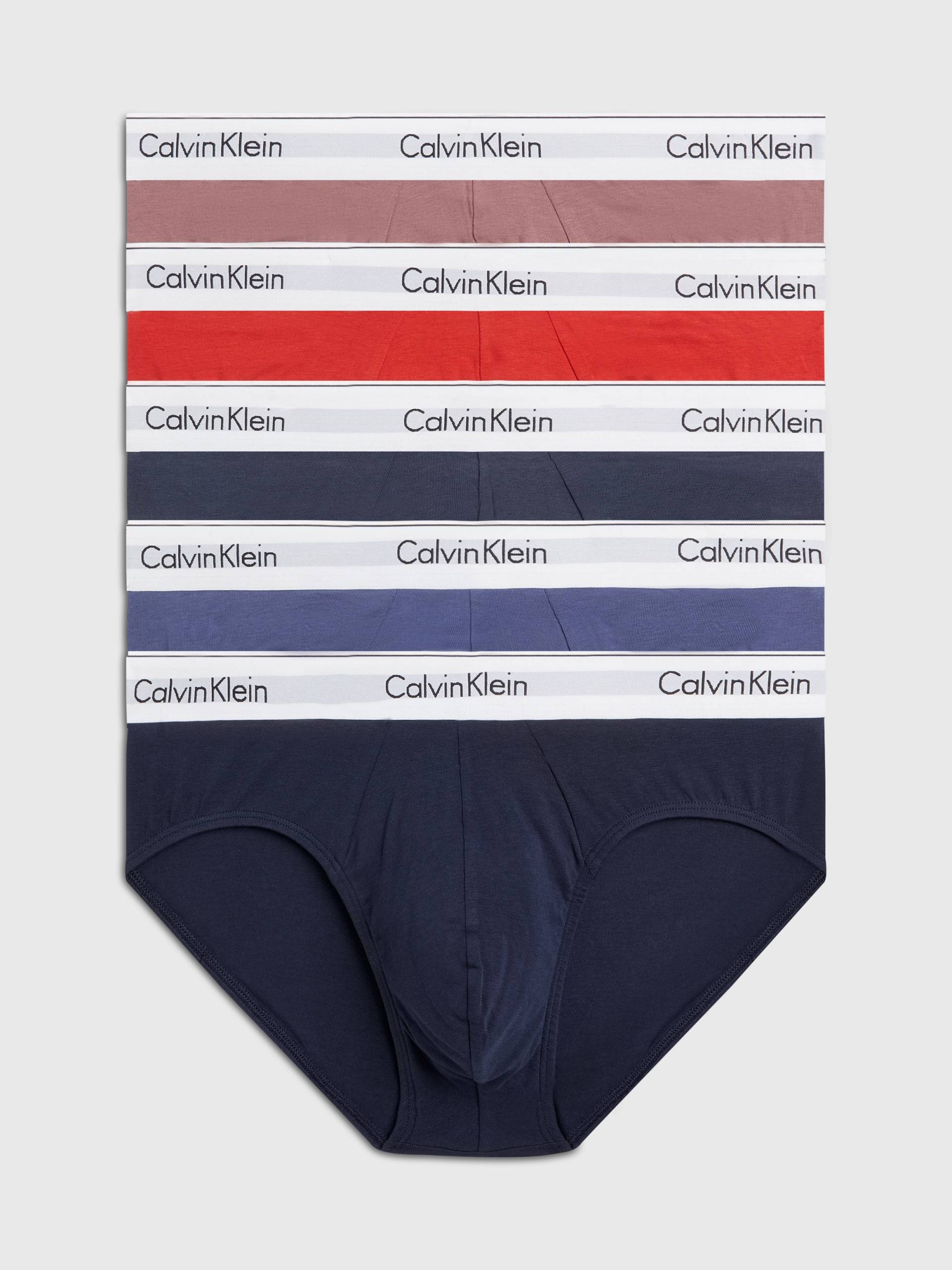 Calvin Klein Underwear Slip »HIP BRIEF 5PK«, (Packung, 5 St., 5er), mit Logo-Stretchbund von Calvin Klein Underwear