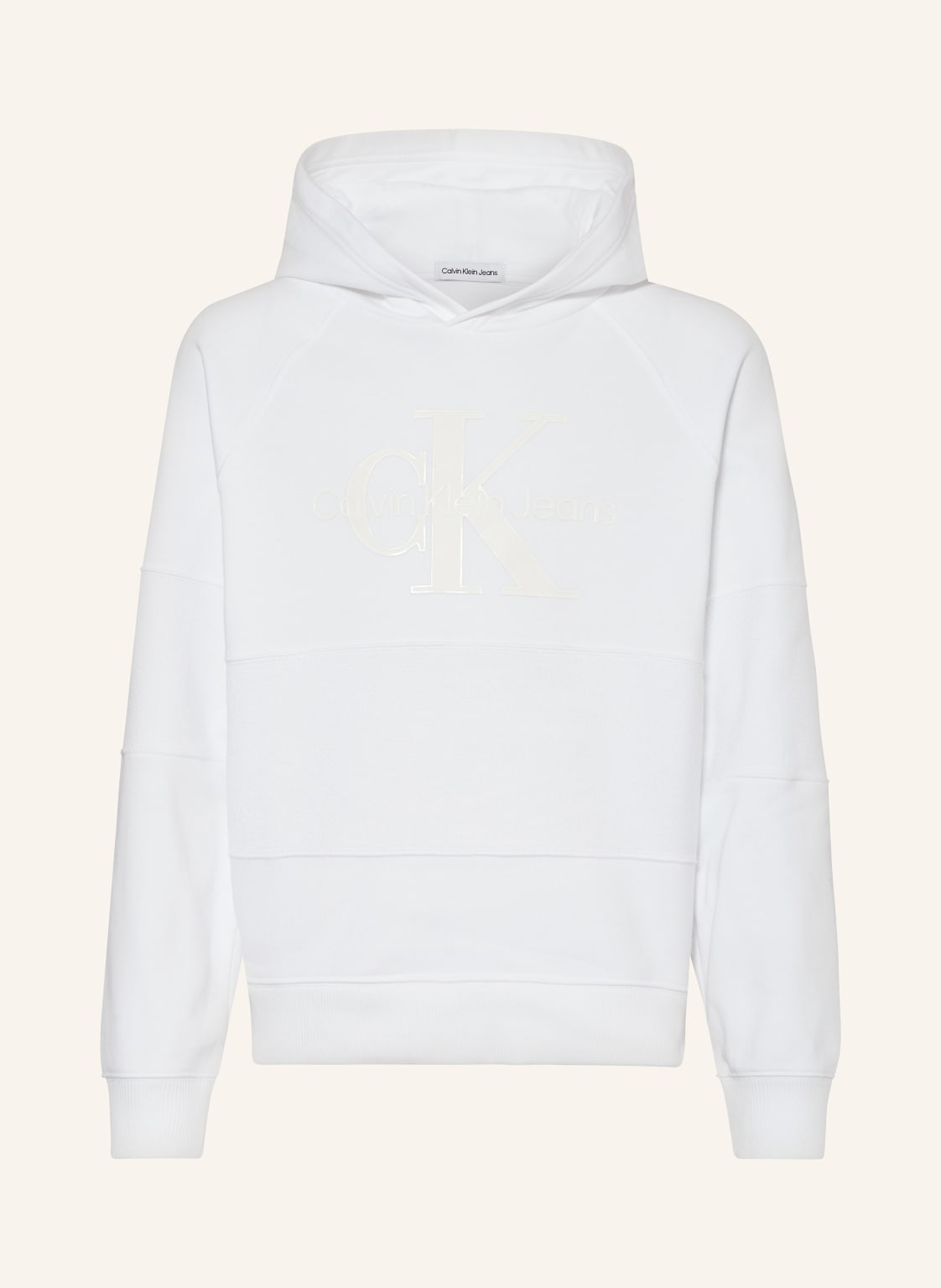 Calvin Klein Hoodie weiss von Calvin Klein