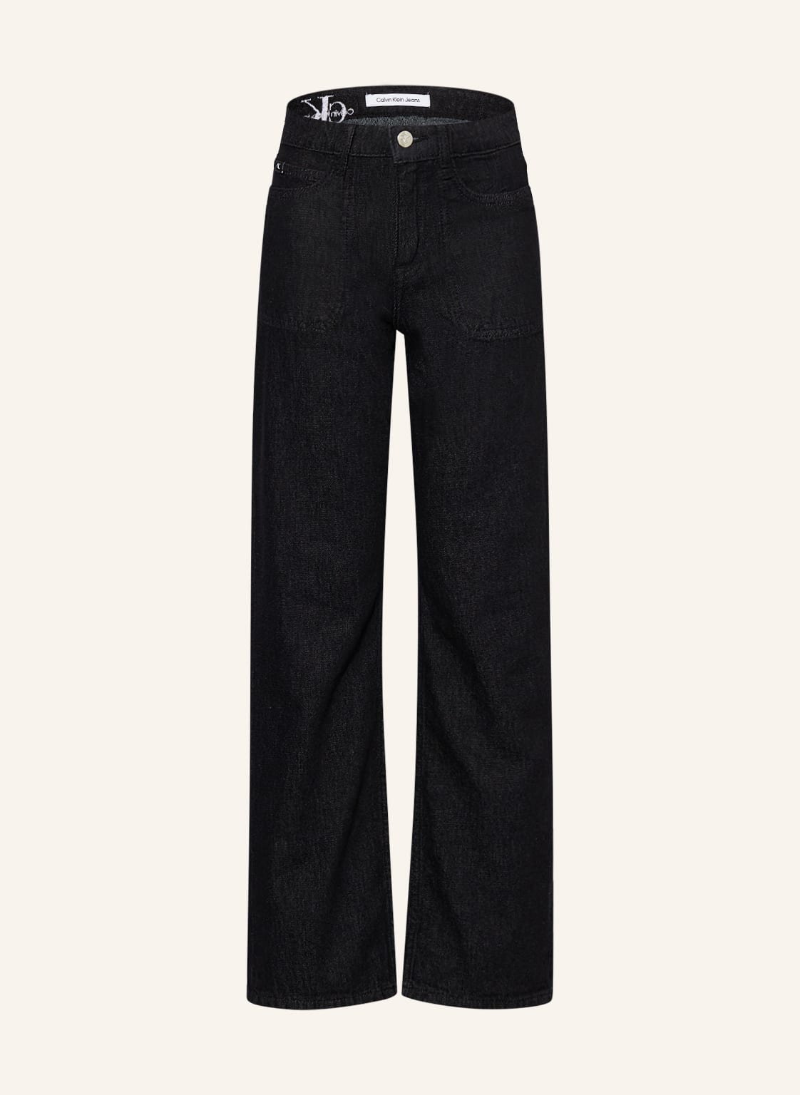 Calvin Klein Jeans Wide Fit schwarz von Calvin Klein