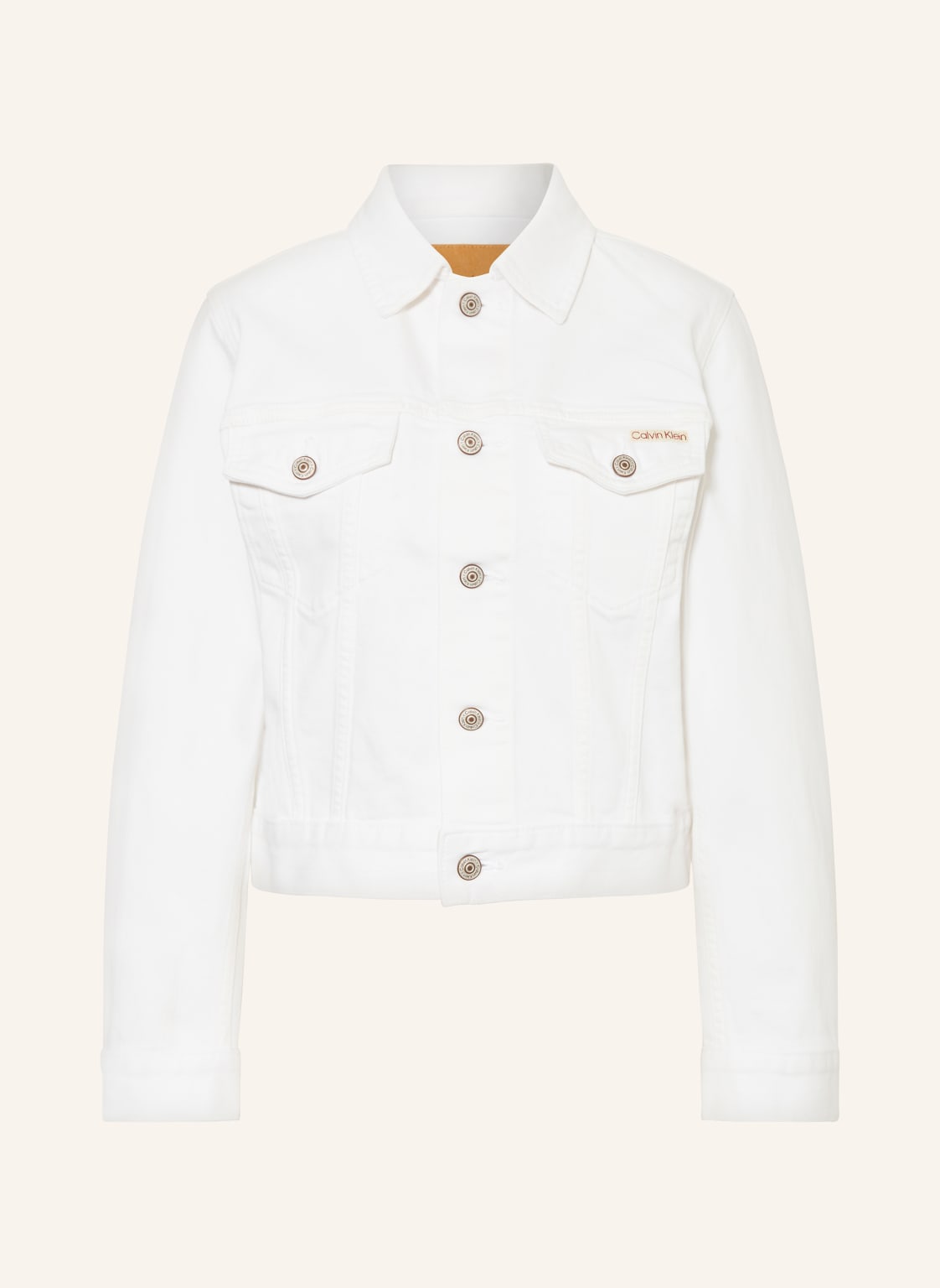 Calvin Klein Jeansjacke weiss von Calvin Klein