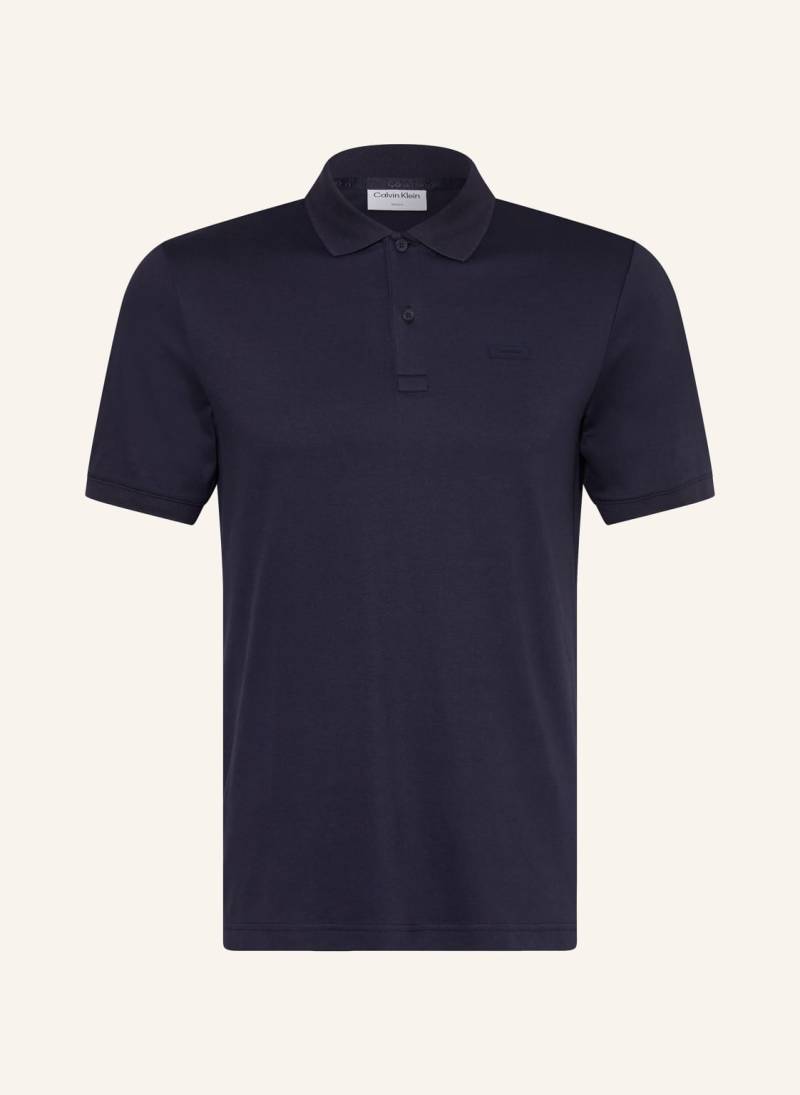 Calvin Klein Jersey-Poloshirt Slim Fit blau von Calvin Klein