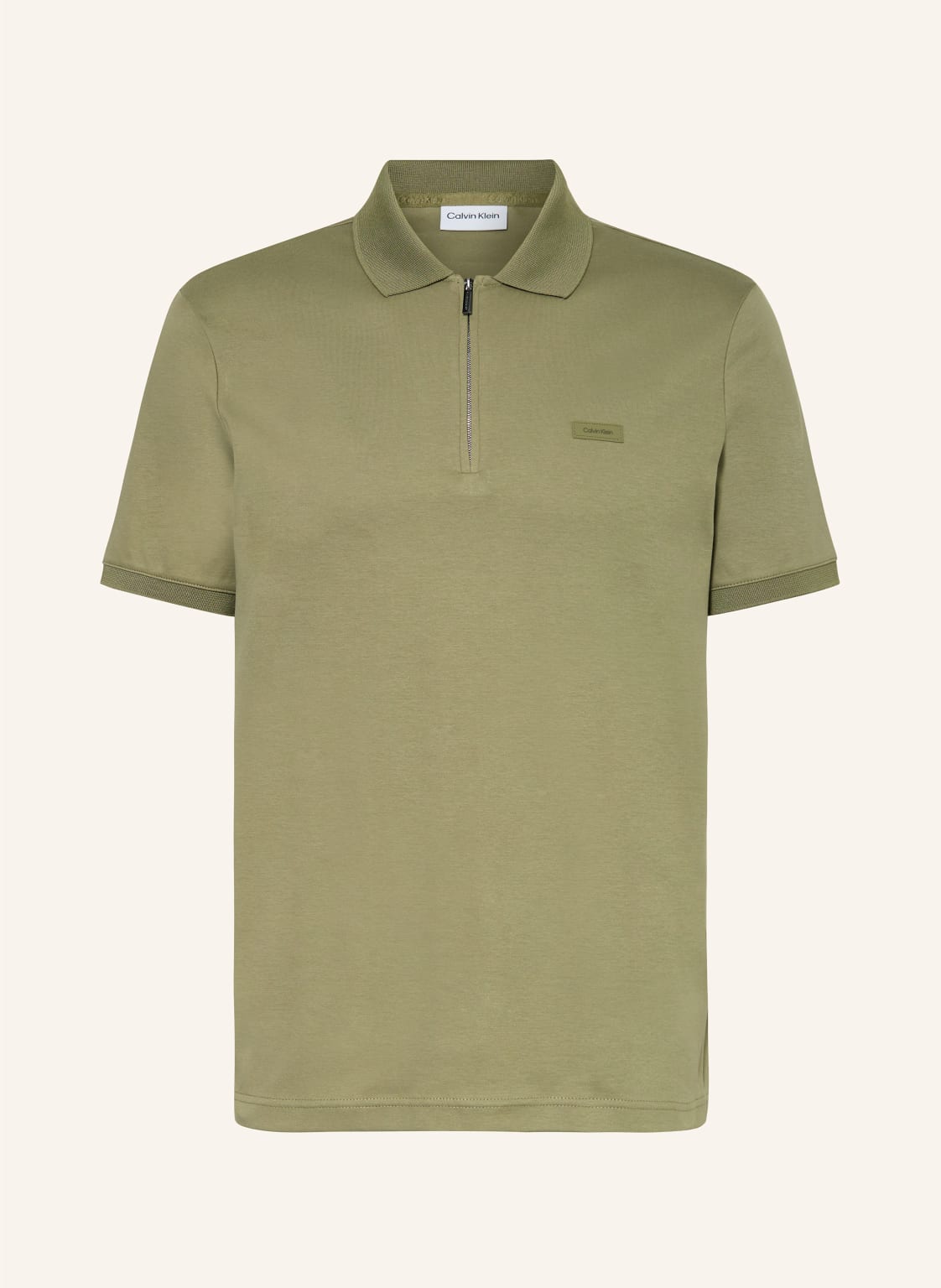 Calvin Klein Jersey-Poloshirt gruen von Calvin Klein