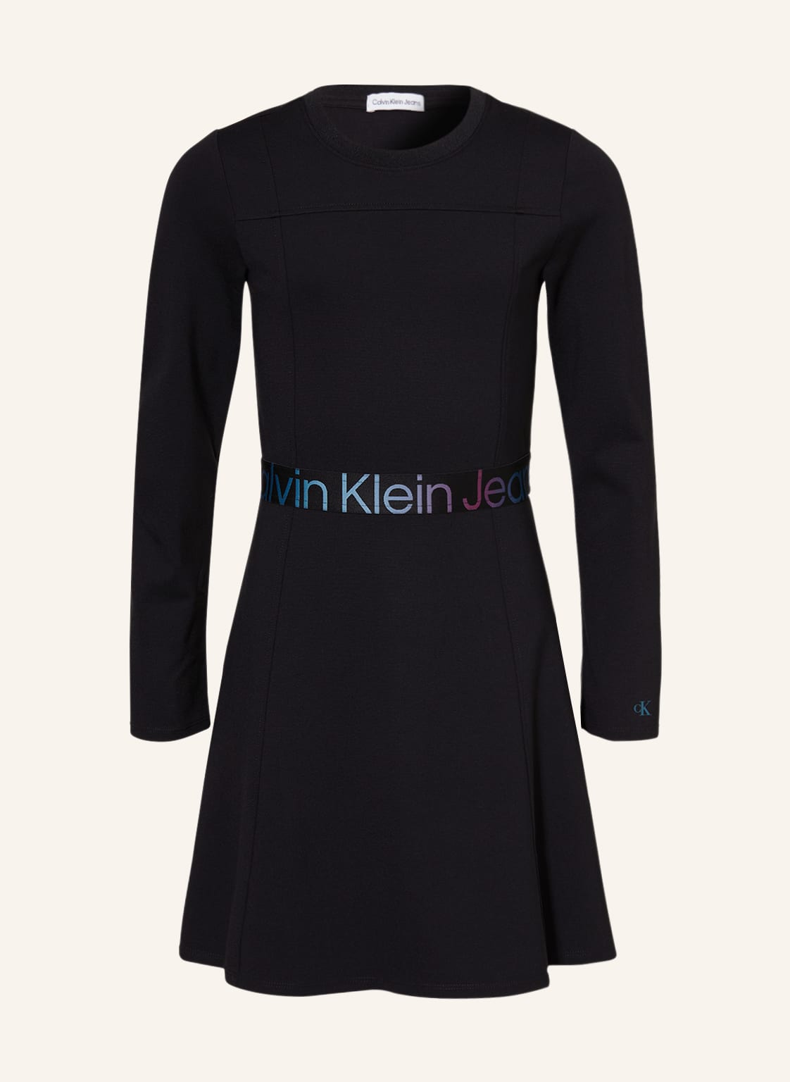 Calvin Klein Jerseykleid schwarz von Calvin Klein