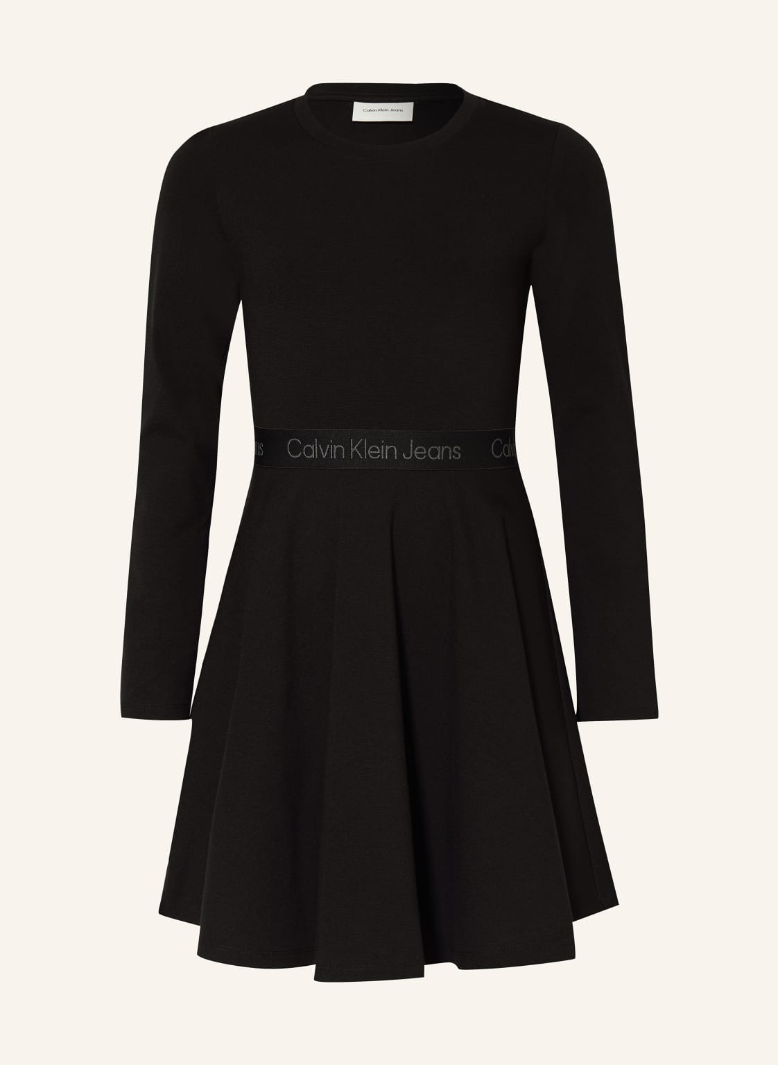 Calvin Klein Jerseykleid schwarz von Calvin Klein