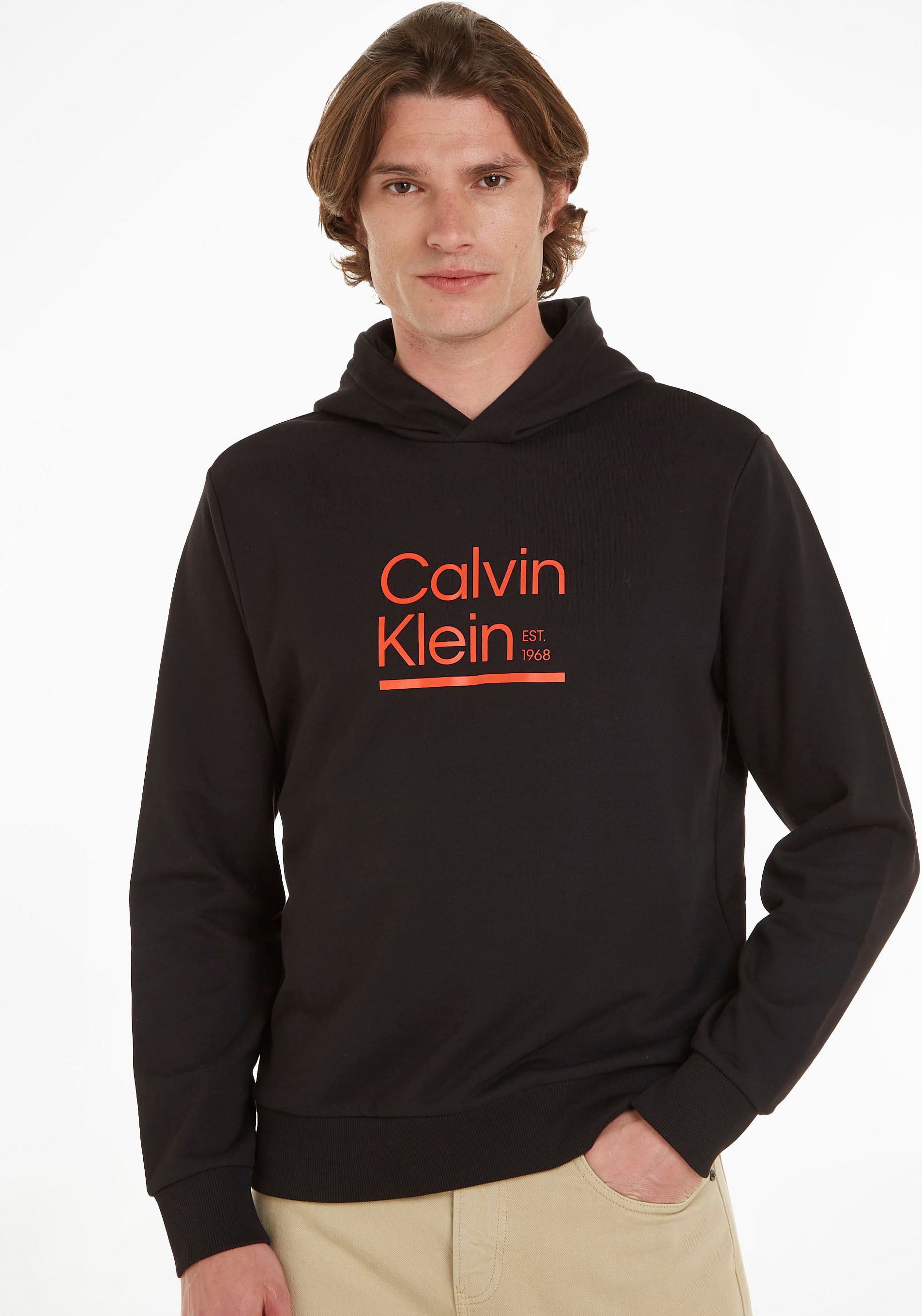 Calvin Klein Kapuzensweatshirt »CONTRAST LINE LOGO HOODIE« von Calvin Klein