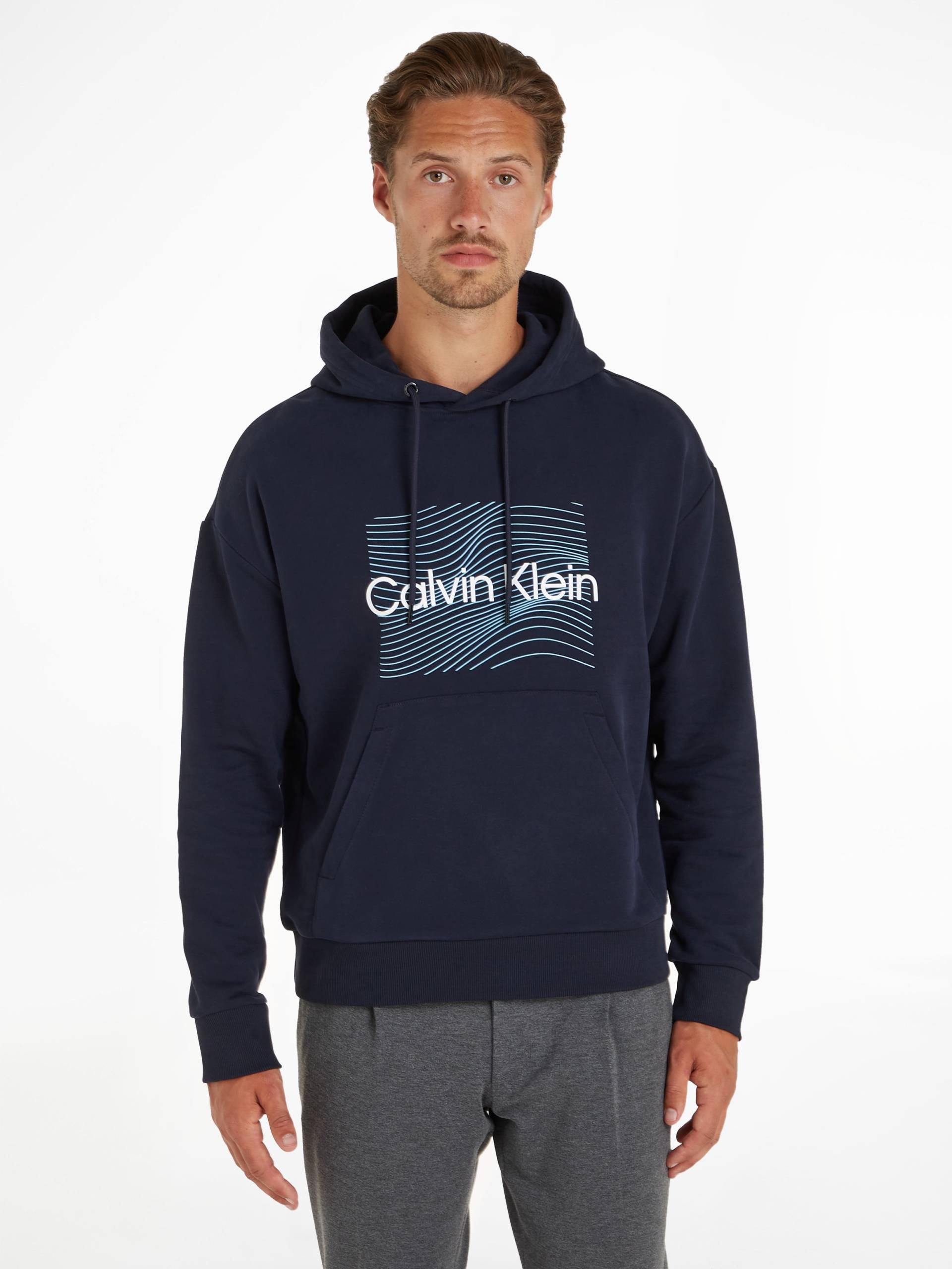 Calvin Klein Kapuzensweatshirt »WAVE LINES HERO LOGO HOODIE« von Calvin Klein