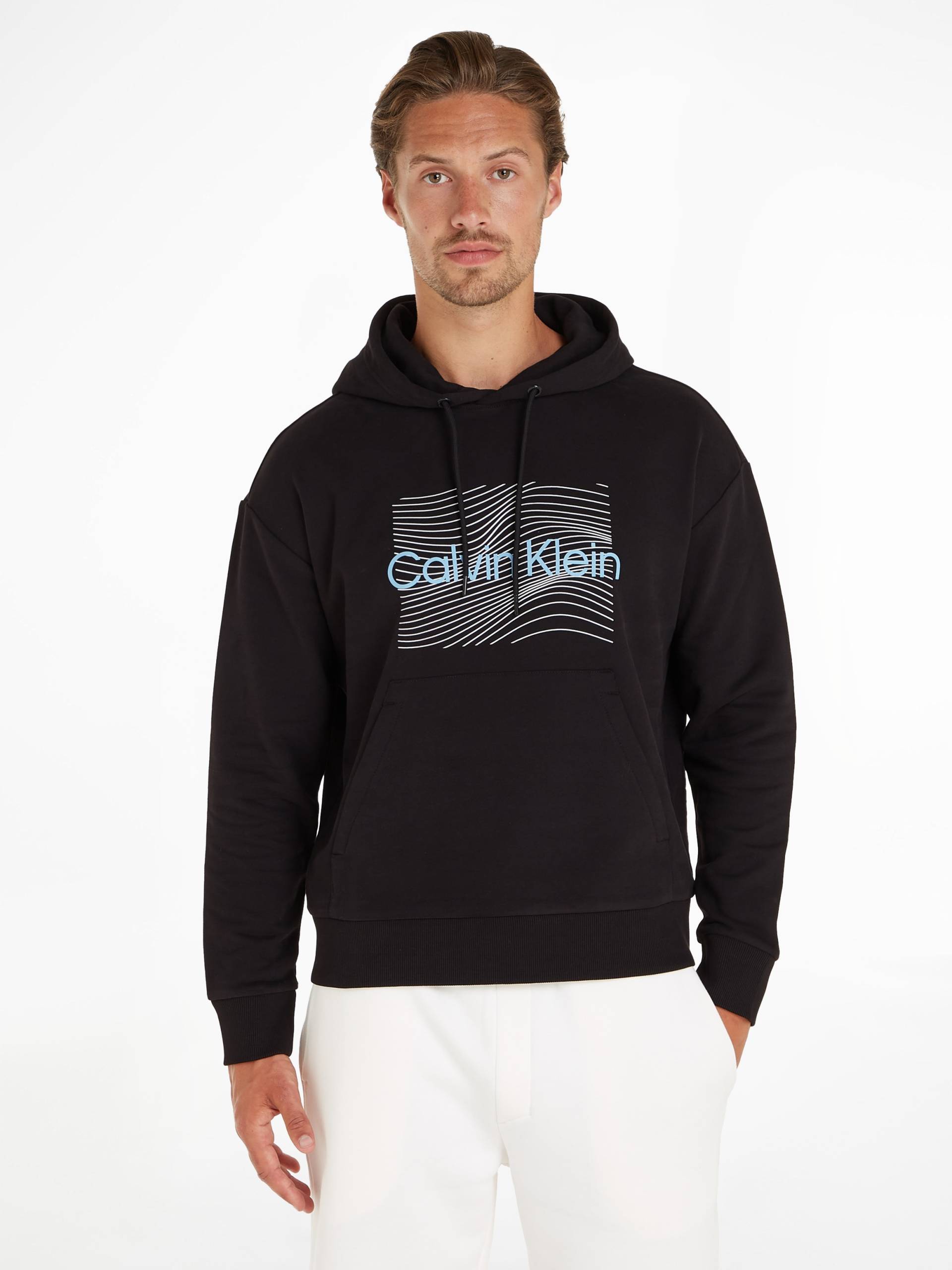 Calvin Klein Kapuzensweatshirt »WAVE LINES HERO LOGO HOODIE« von Calvin Klein