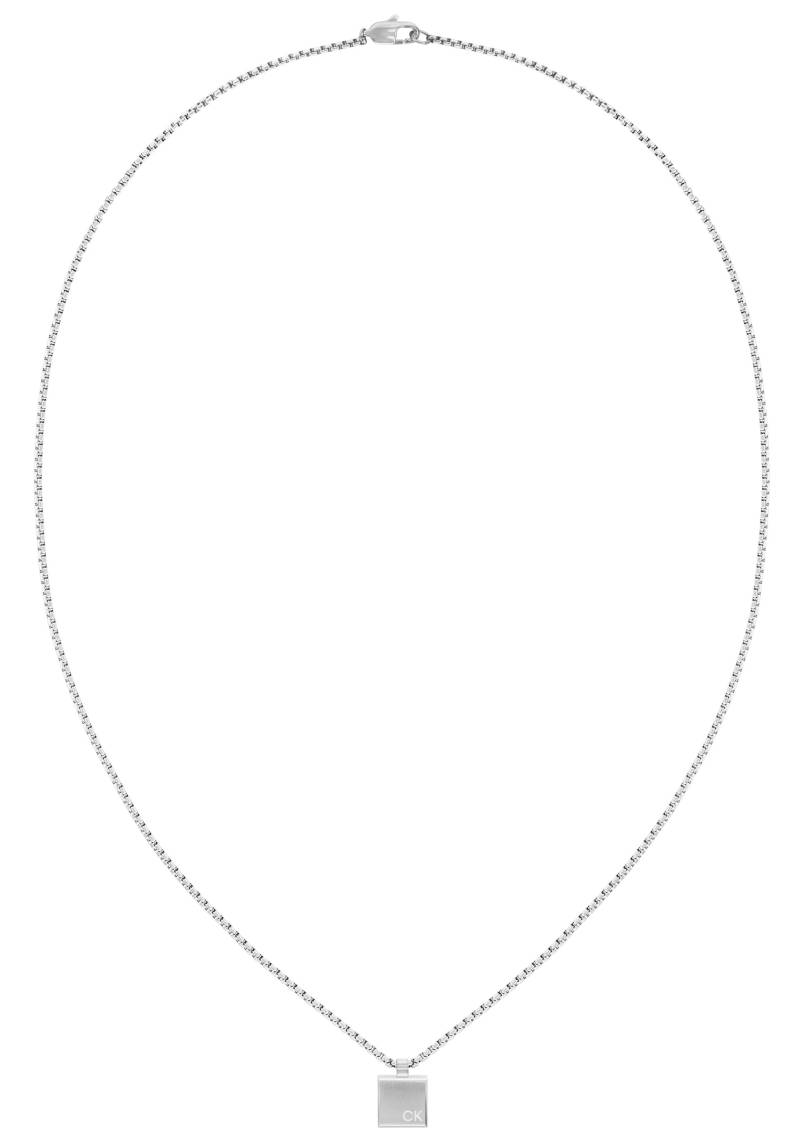 Calvin Klein Kette mit Anhänger »Schmuck Edelstahl Halsschmuck Halskette Venezianerkette SQUARES« von Calvin Klein