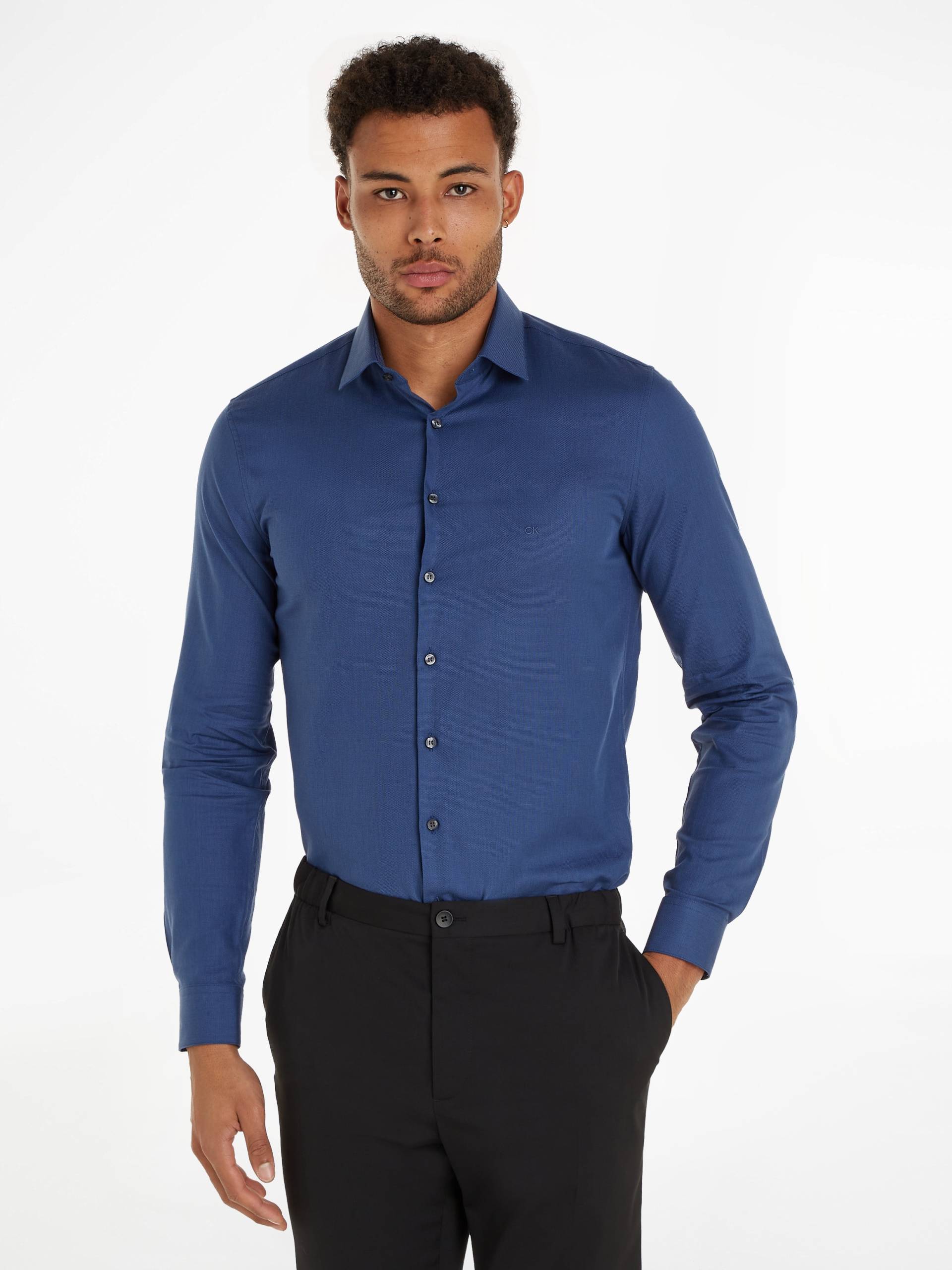 Calvin Klein Kurzarmhemd »TONAL STRUCTURE SLIM SHIRT« von Calvin Klein