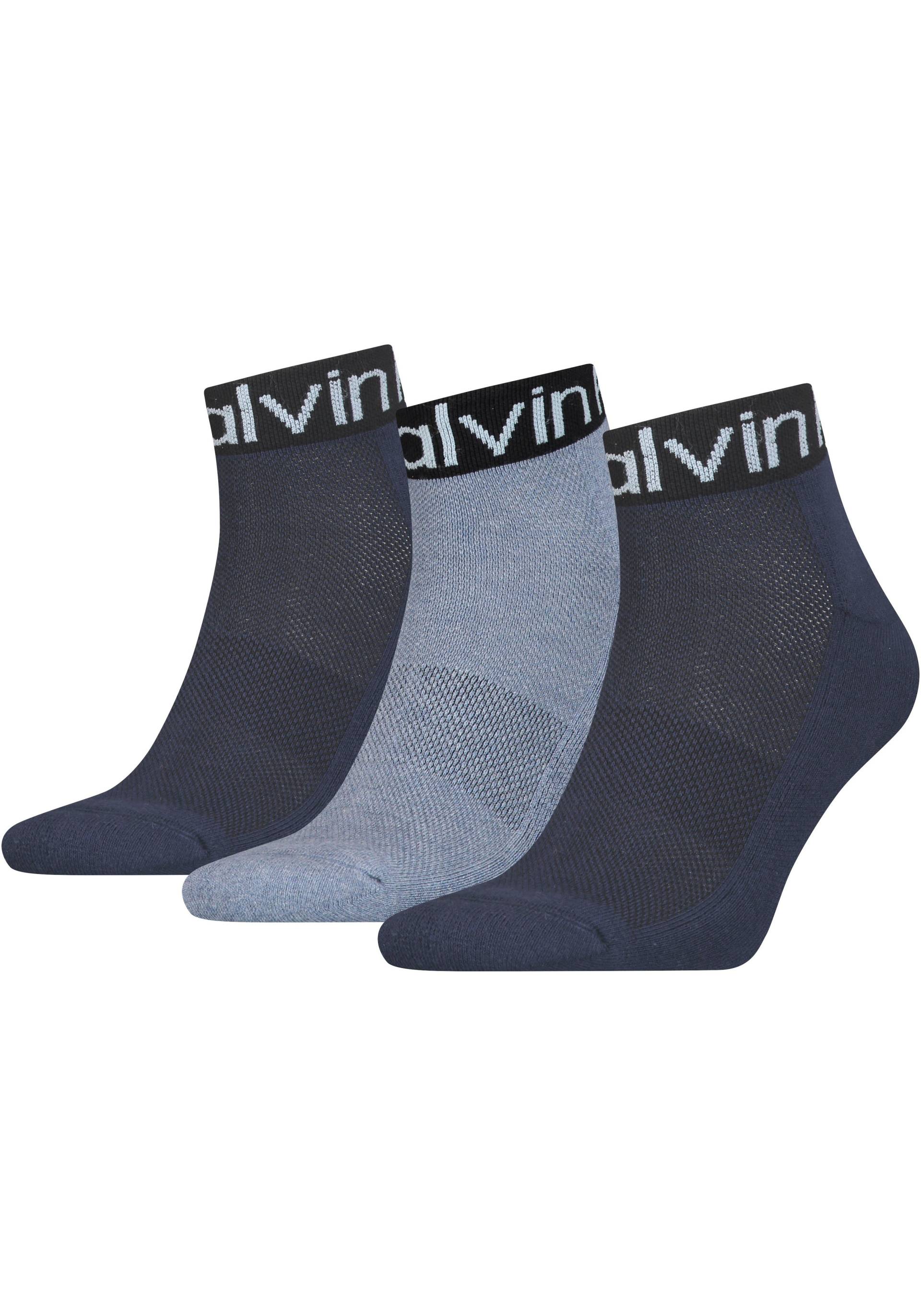 Calvin Klein Kurzsocken, (Packung, 3 Paar) von Calvin Klein