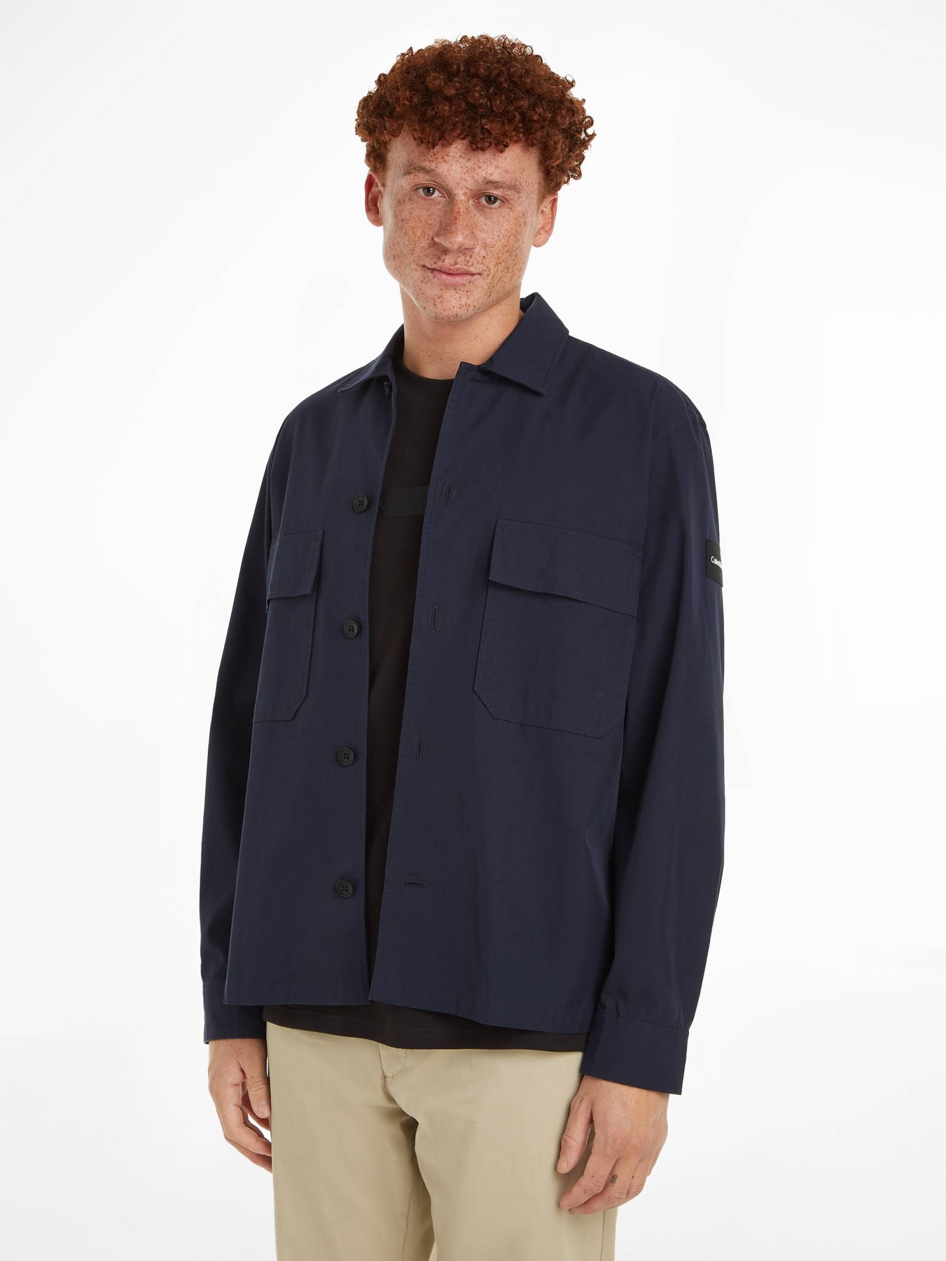 Calvin Klein Langarmhemd »COTTON NYLON OVERSHIRT«, mit aufgesetzten Brusttaschen Calvin Klein Langarmhemd »COTTON NYLON OVERSHIRT«, mit aufgesetzten Brusttaschen von Calvin Klein