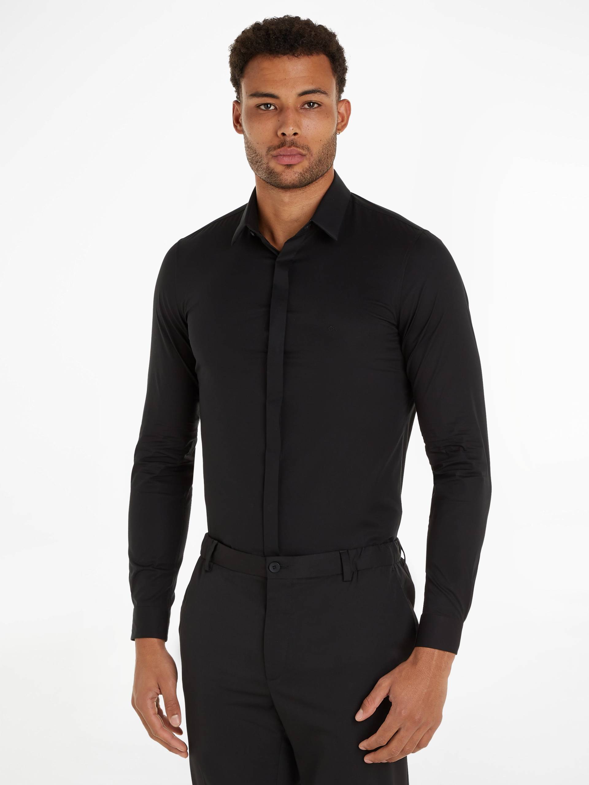 Calvin Klein Langarmhemd »POPLIN HP EXTRA SLIM SHIRT«, mit Logostickerei Calvin Klein Langarmhemd »POPLIN HP EXTRA SLIM SHIRT«, mit Logostickerei von Calvin Klein