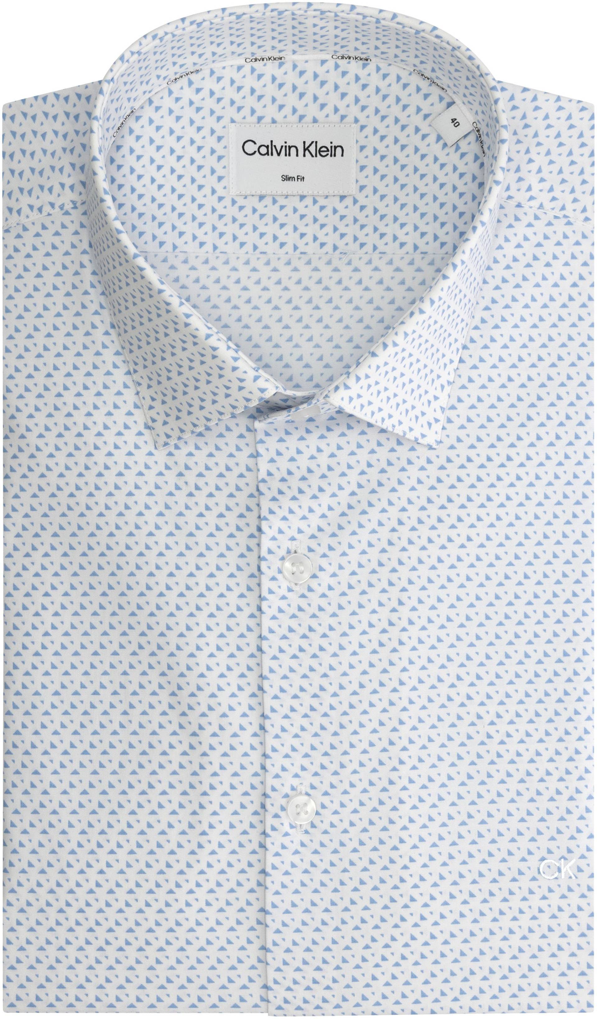 Calvin Klein Langarmhemd »POPLIN PRINT SLIM SHIRT« von Calvin Klein