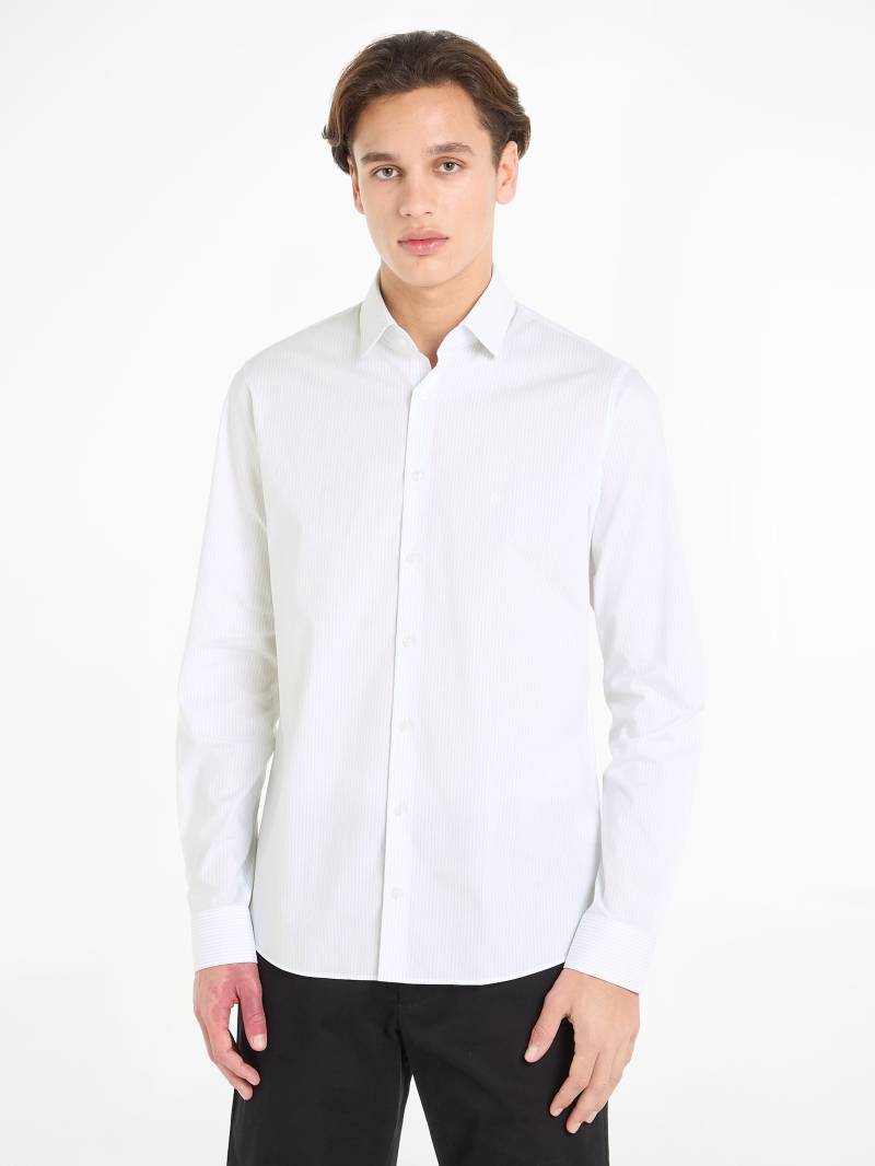 Calvin Klein Langarmhemd »STRETCH STRIPE SLIM SHIRT« von Calvin Klein