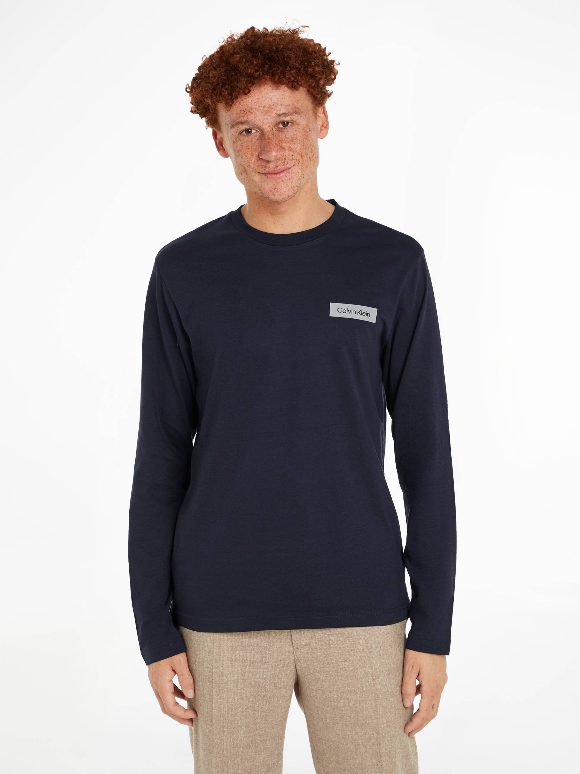 Calvin Klein Langarmshirt »CONTRAST LINE LOGO LS T-SHIRT« von Calvin Klein