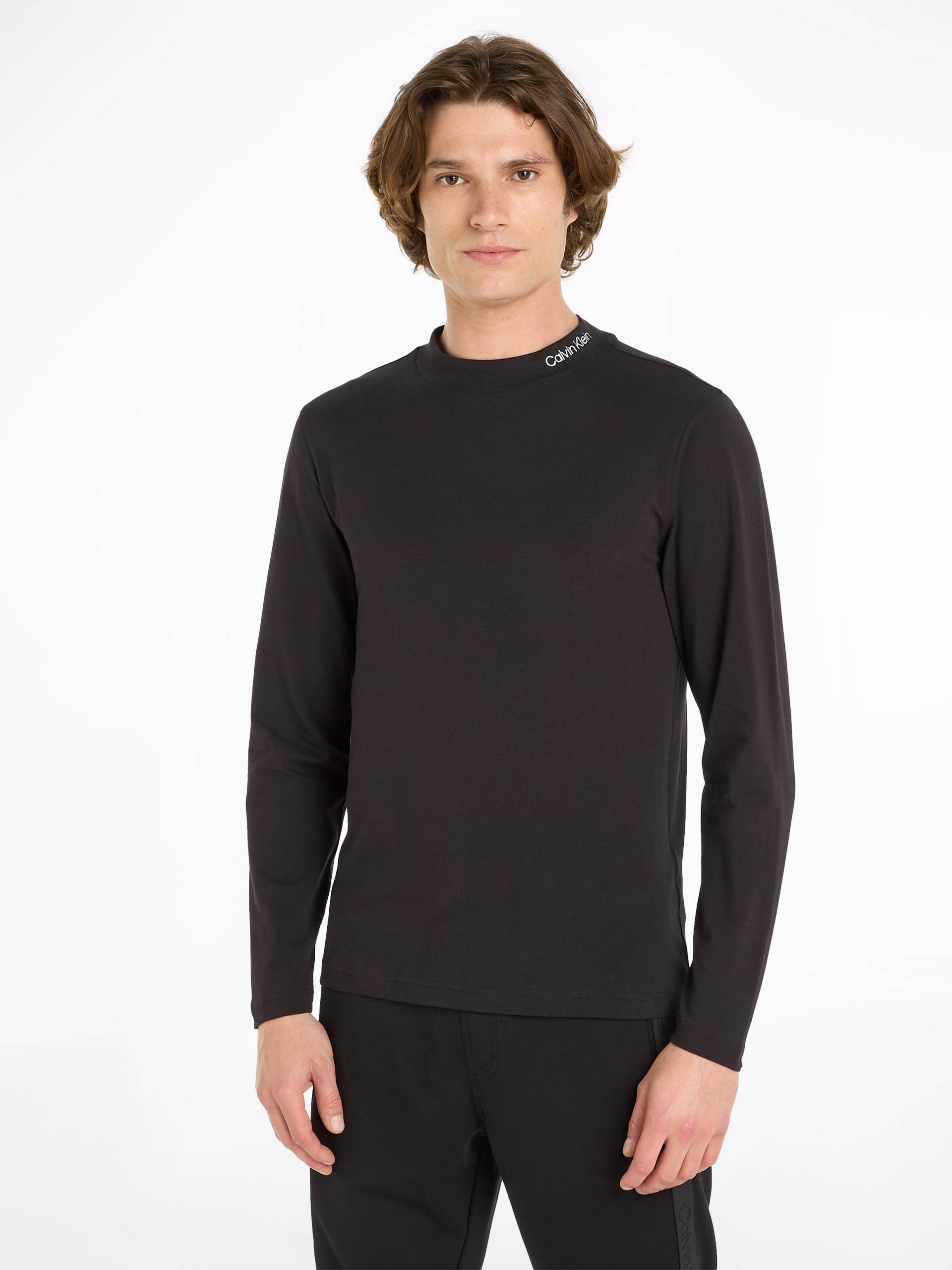 Calvin Klein Langarmshirt »LOGO MOCK NECK LS T-SHIRT« von Calvin Klein