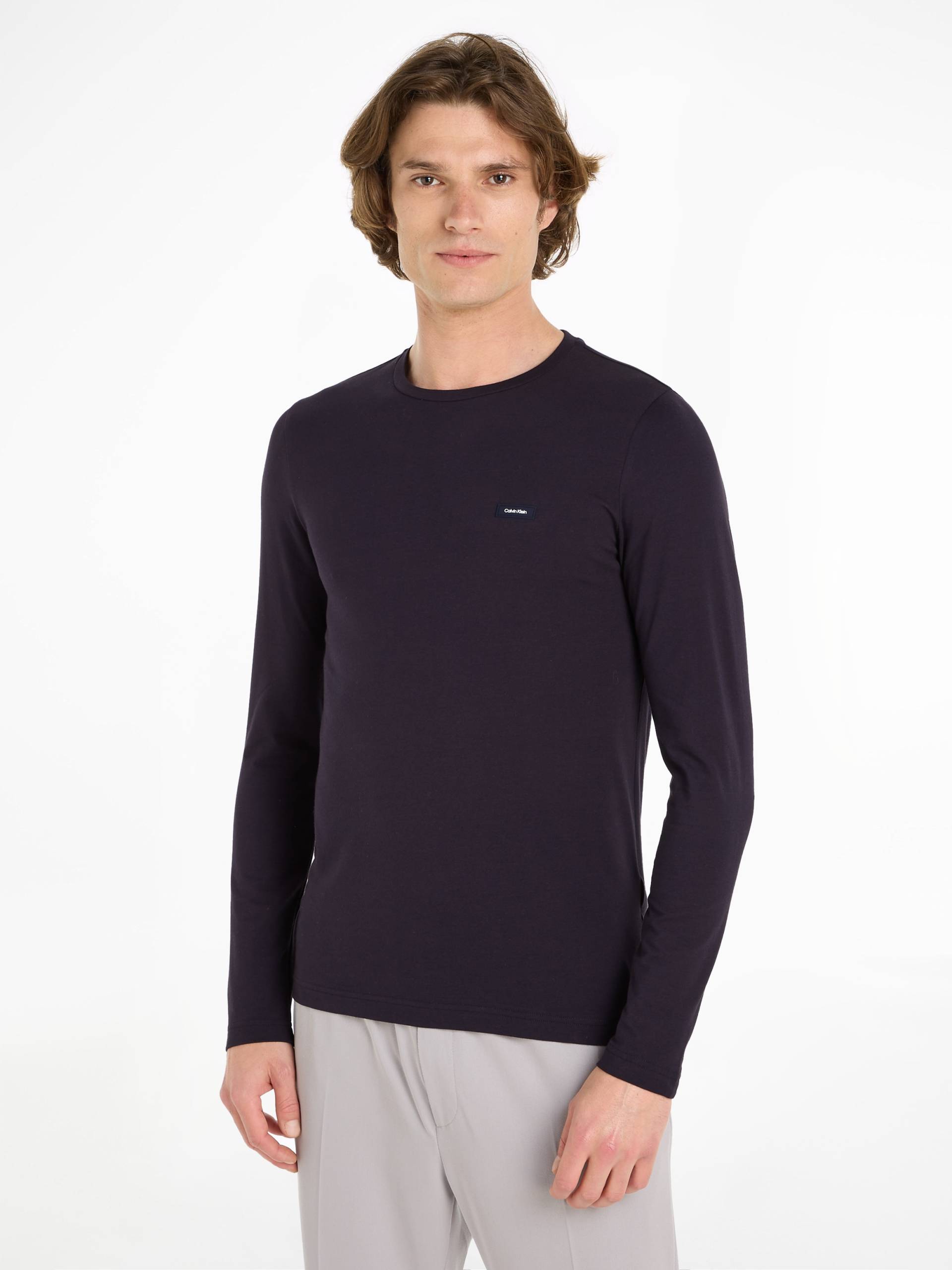 Calvin Klein Langarmshirt »STRETCH SLIM FIT LS T-SHIRT« von Calvin Klein