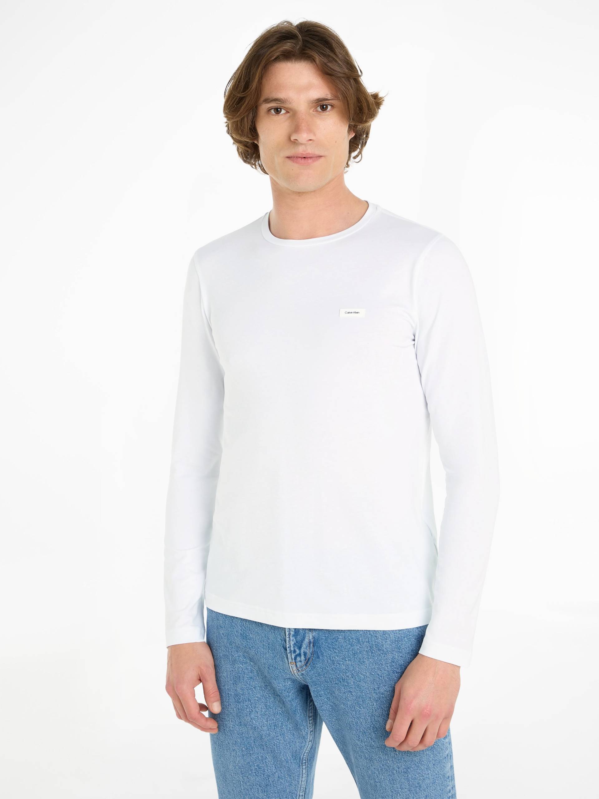 Calvin Klein Langarmshirt »STRETCH SLIM FIT LS T-SHIRT« von Calvin Klein