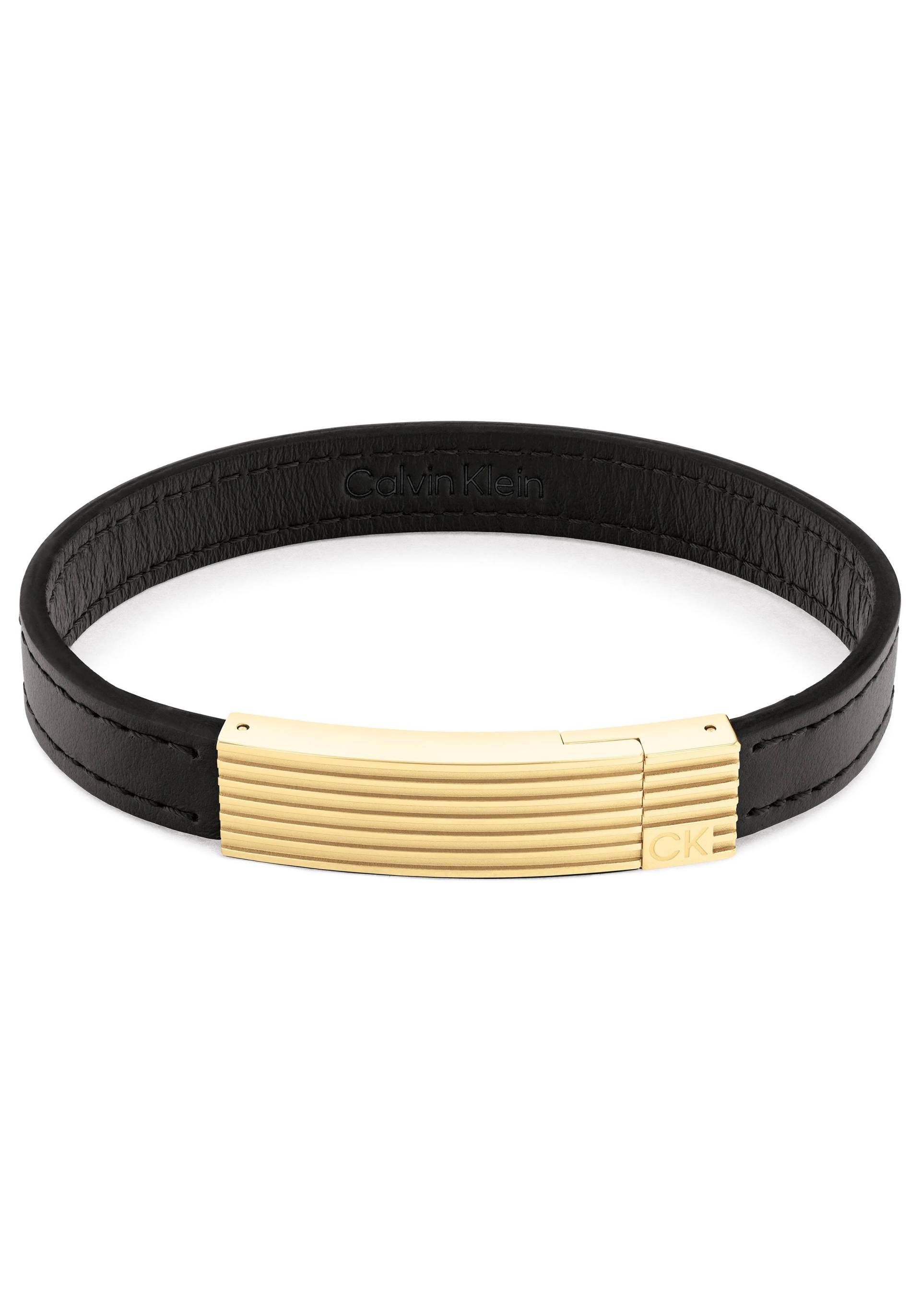 Calvin Klein Lederarmband »Schmuck Edelstahl Armschmuck Lederarmband« von Calvin Klein