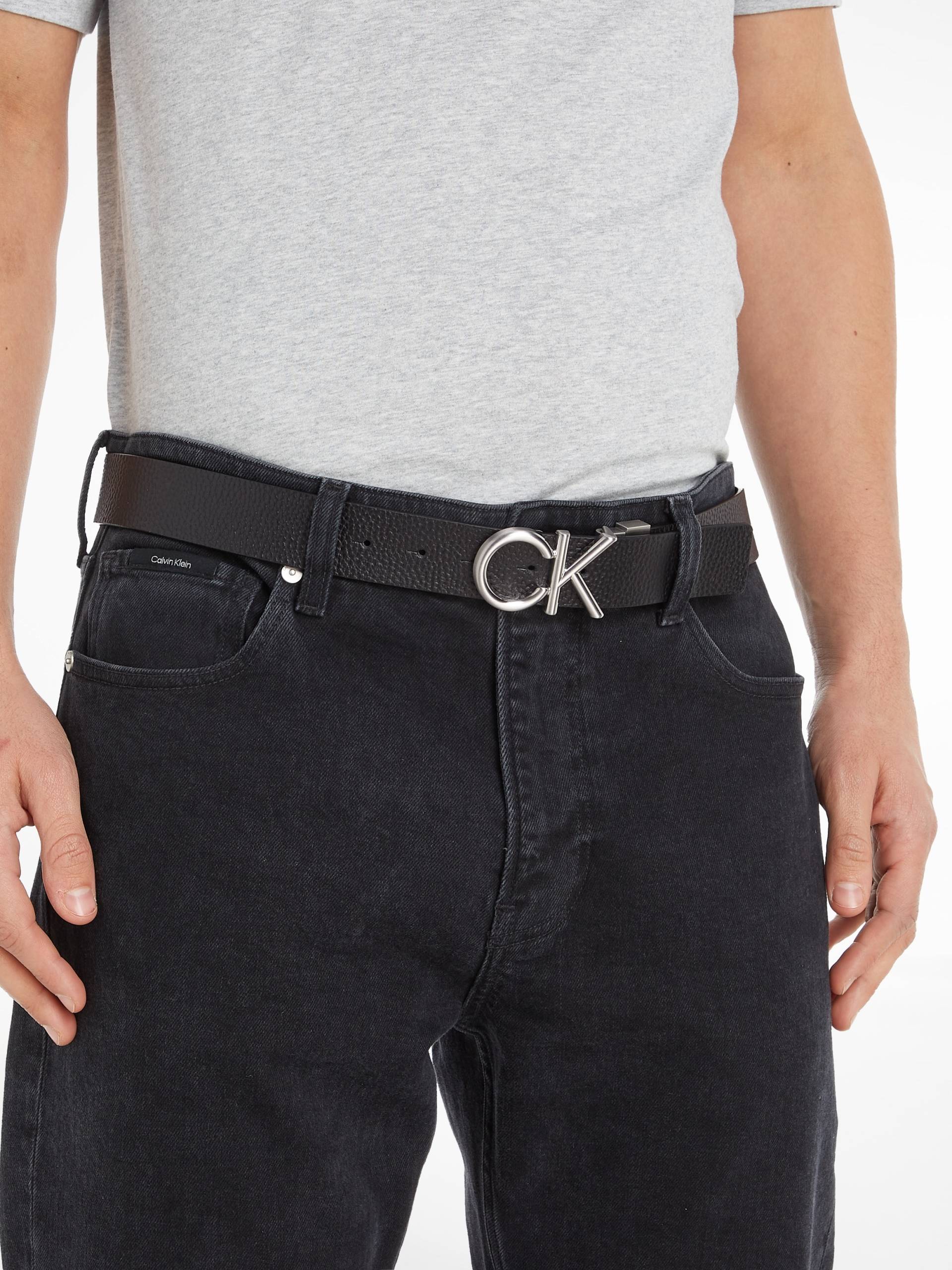 Calvin Klein Ledergürtel »ADJ/REV CK METAL« von Calvin Klein