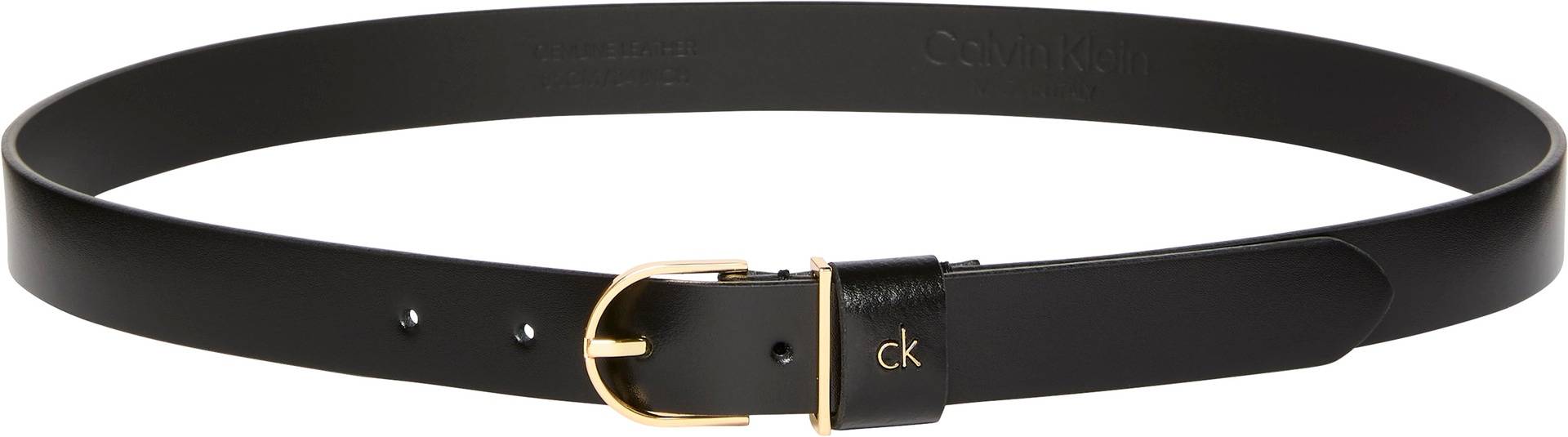 Calvin Klein Ledergürtel »CK METAL LOOP ROUND BUCKLE 25MM«, Grössenverstellbar Calvin Klein Ledergürtel »CK METAL LOOP ROUND BUCKLE 25MM«, Grössenverstellbar von Calvin Klein