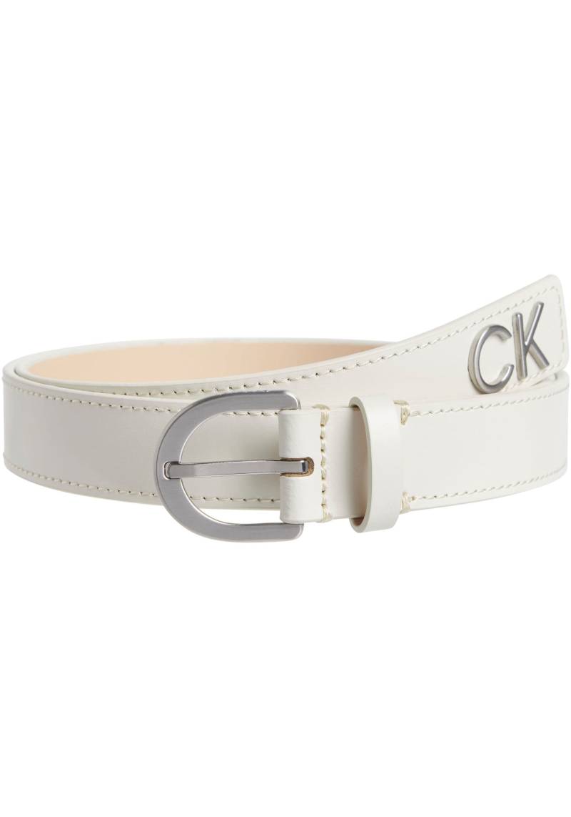 Calvin Klein Ledergürtel »RE-LOCK RND BCKL BLT W/TIP 25MM«, mit Einfachdornschliesse von Calvin Klein