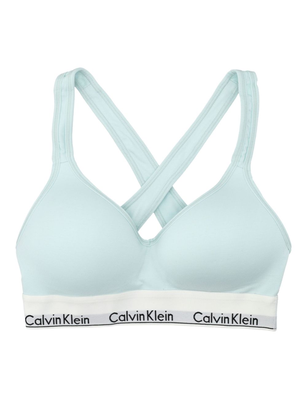 Calvin Klein Lift crossover-strap bralette - Blue von Calvin Klein