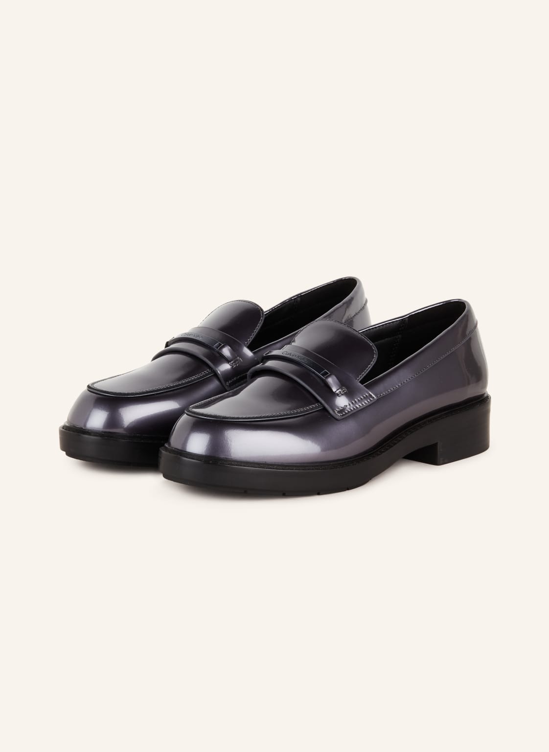 Calvin Klein Loafer silber von Calvin Klein