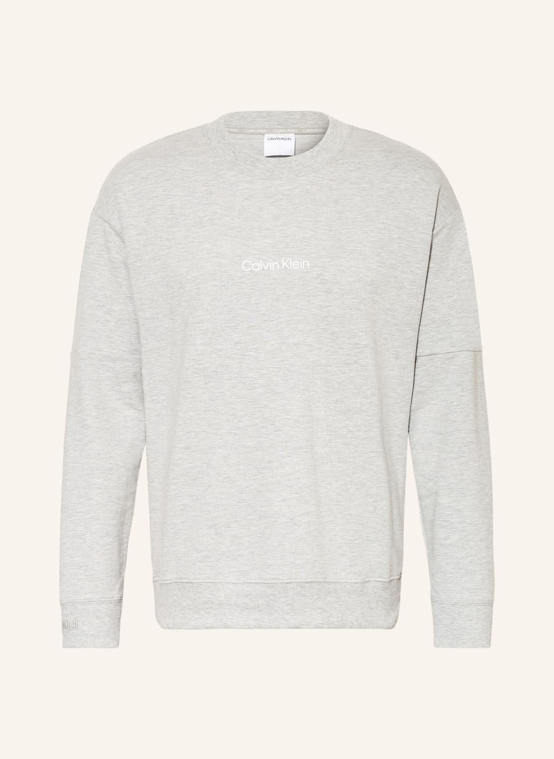 Calvin Klein Lounge-Sweatshirt Modern Structure grau von Calvin Klein
