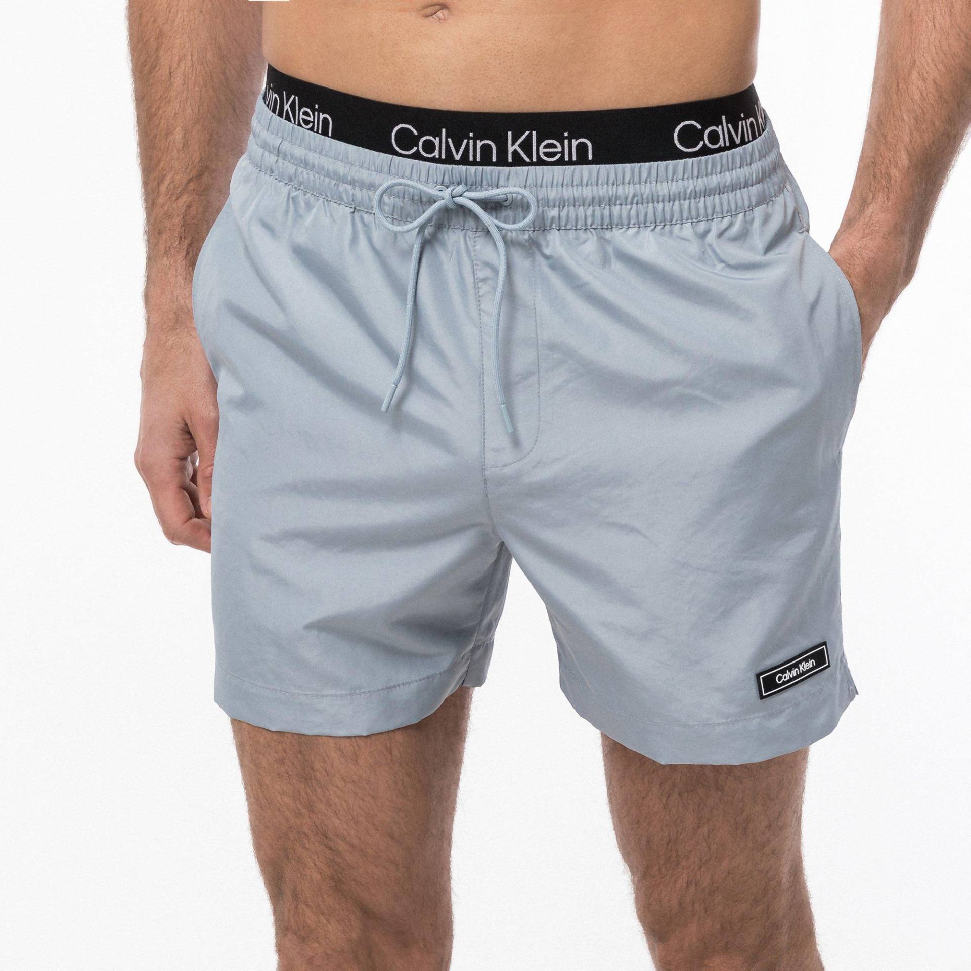 Badeshorts Herren Grau-Blau M von Calvin Klein