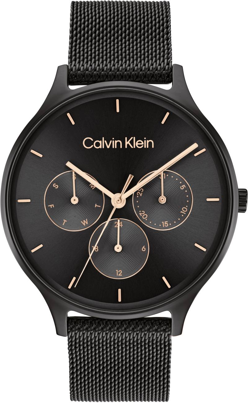 Calvin Klein Multifunktionsuhr »TIMELESS MULTIFUNCTION«, Quarzuhr, Armbanduhr, Damenuhr, Datum, Edelstahlarmband von Calvin Klein