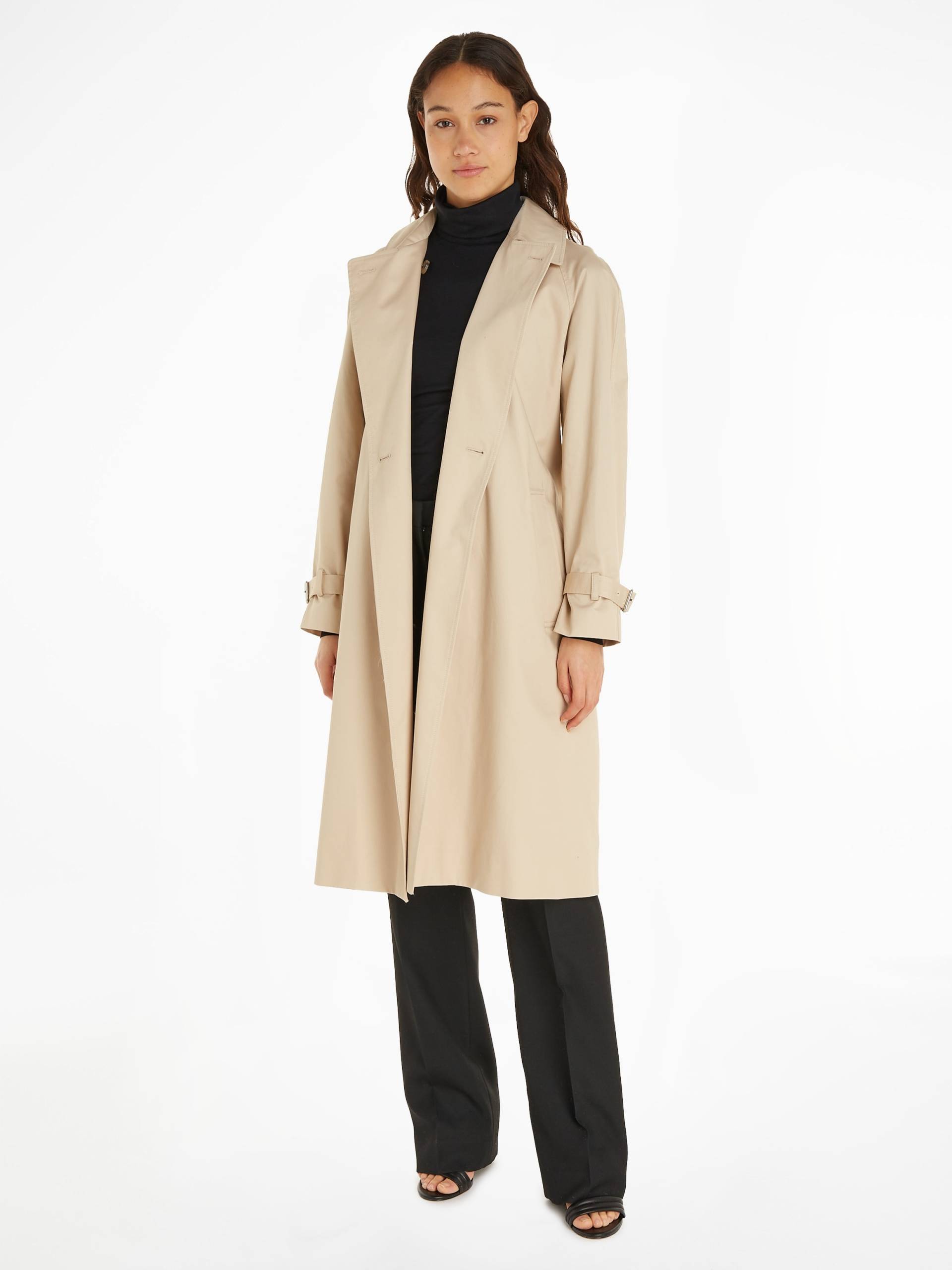 Calvin Klein Outdoorjacke »ESSENTIAL TRENCH COAT«, (Set, 2 St., mit Gürtel) von Calvin Klein