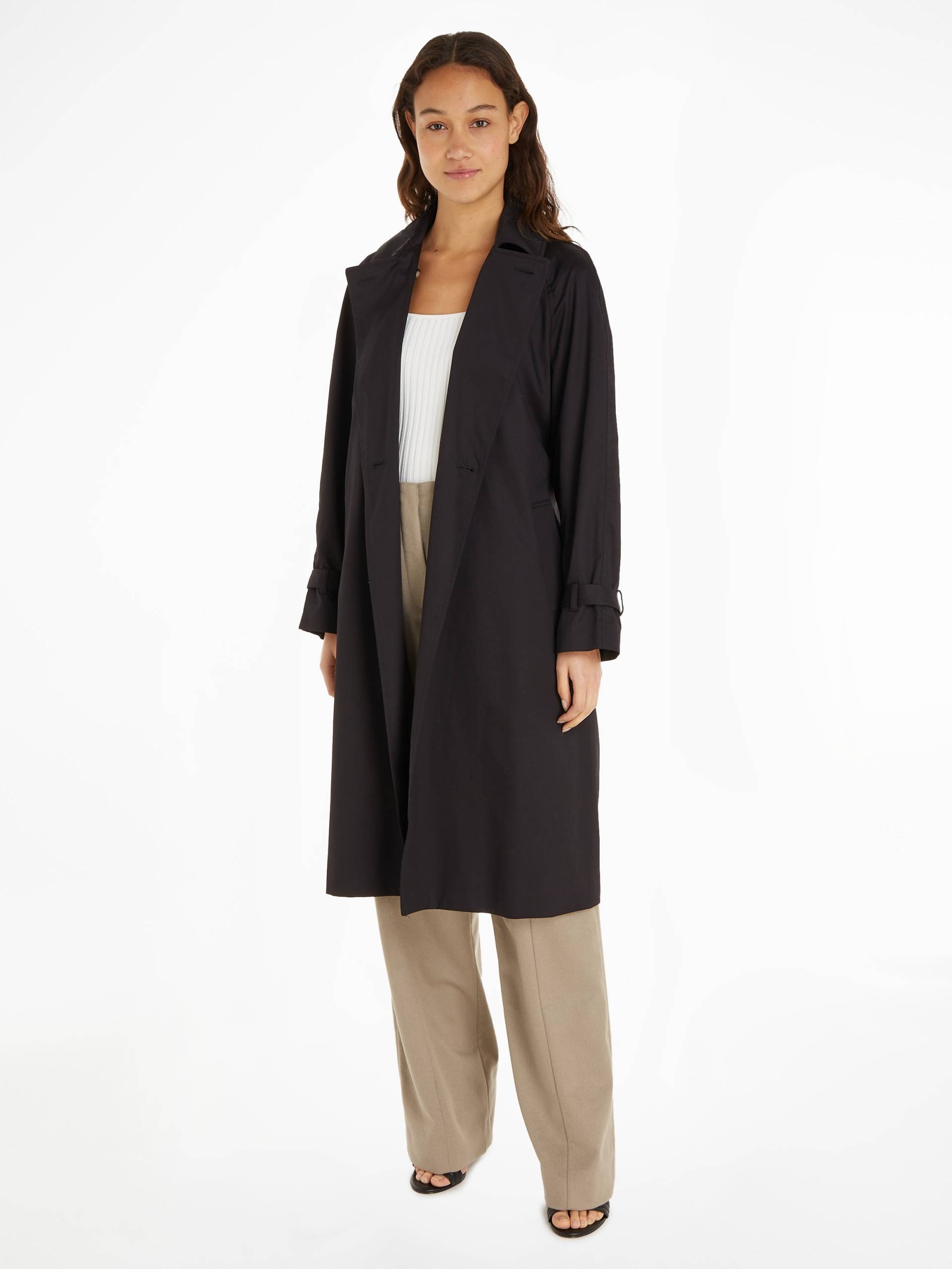 Calvin Klein Outdoorjacke »ESSENTIAL TRENCH COAT«, (Set, 2 St., mit Gürtel) von Calvin Klein