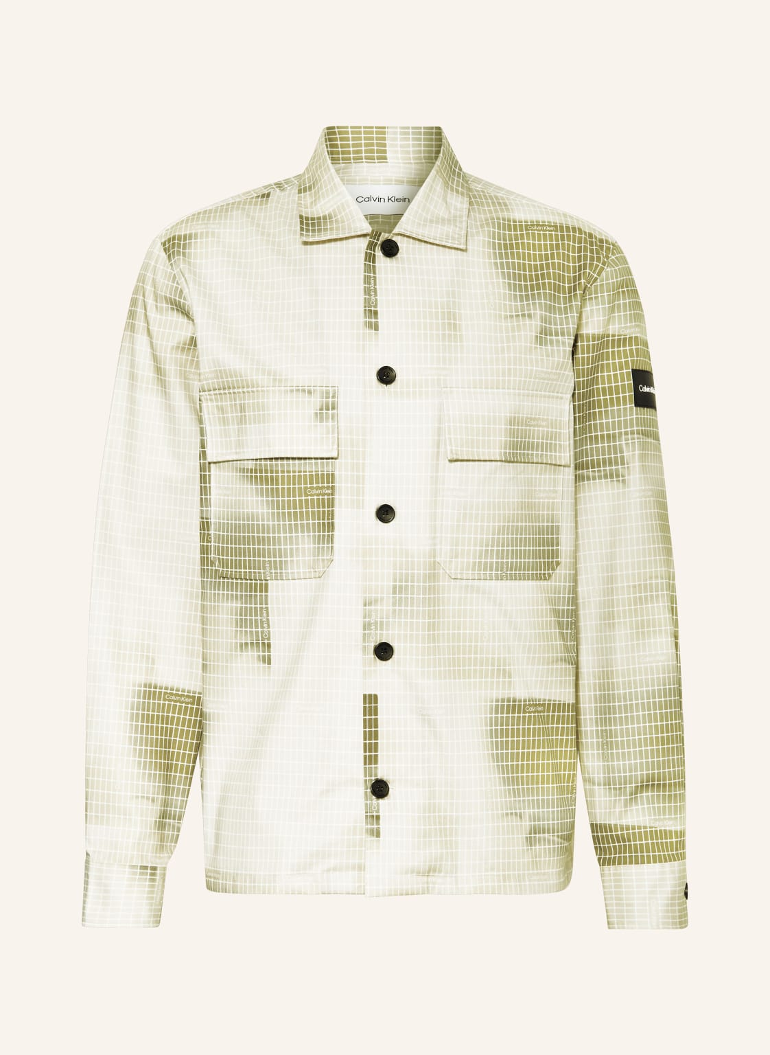 Calvin Klein Overshirt beige von Calvin Klein