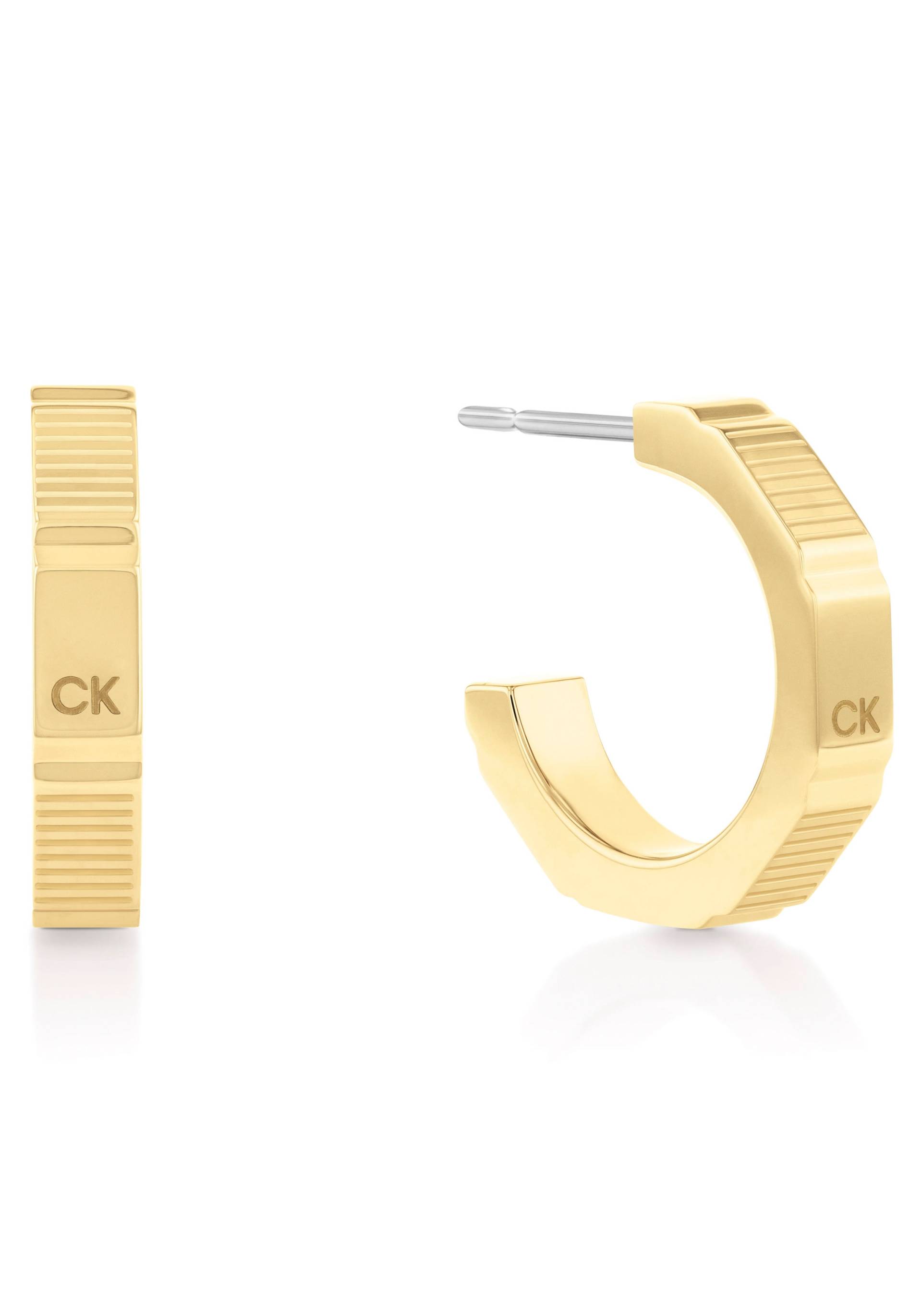 Calvin Klein Paar Creolen »Schmuck Edelstahl Ohrschmuck Damenohrringe SHAPES« von Calvin Klein