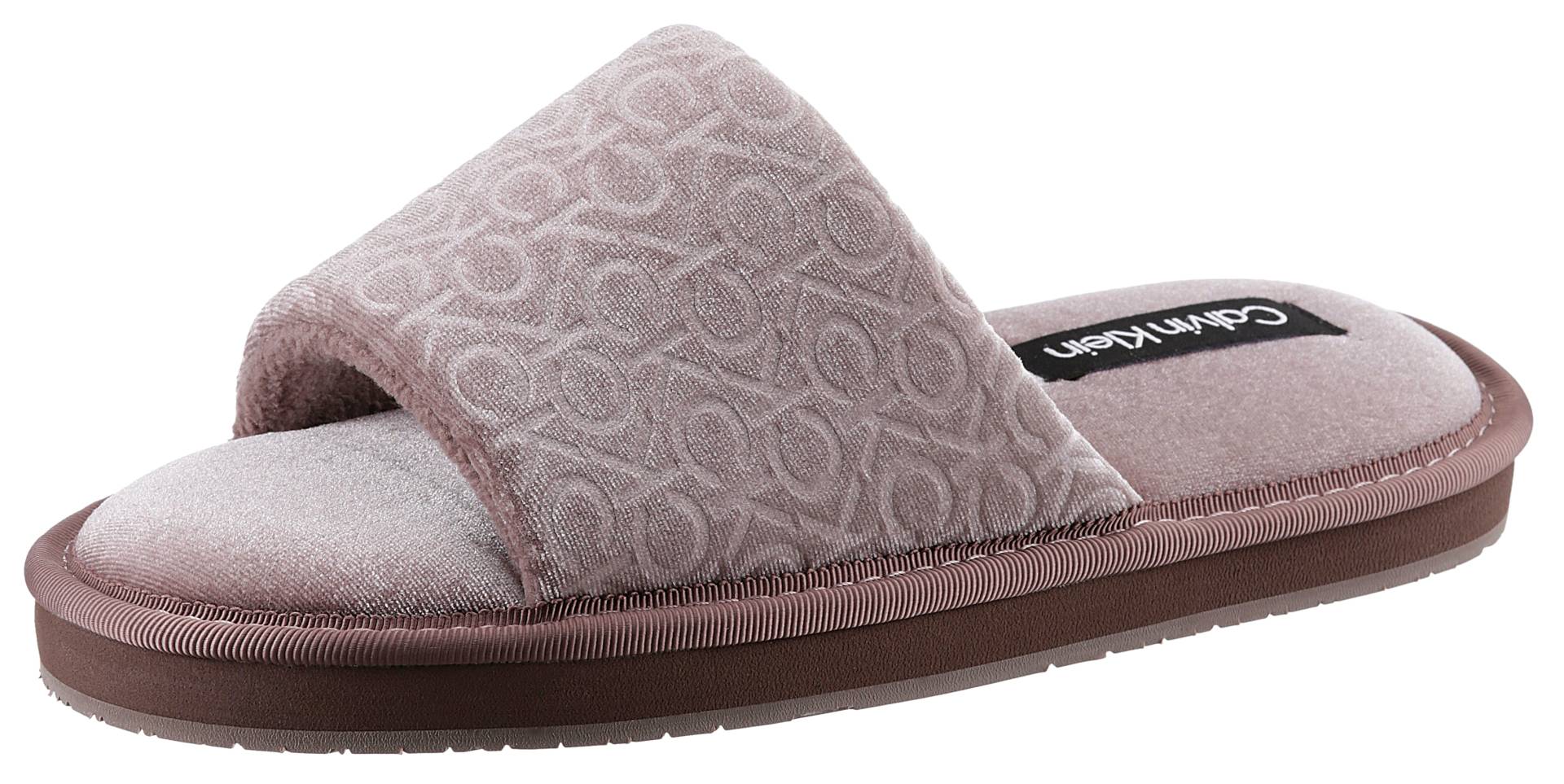 Calvin Klein Pantolette »SLIPPER FLATFORM SANDAL VEL«, zum Schlupfen von Calvin Klein