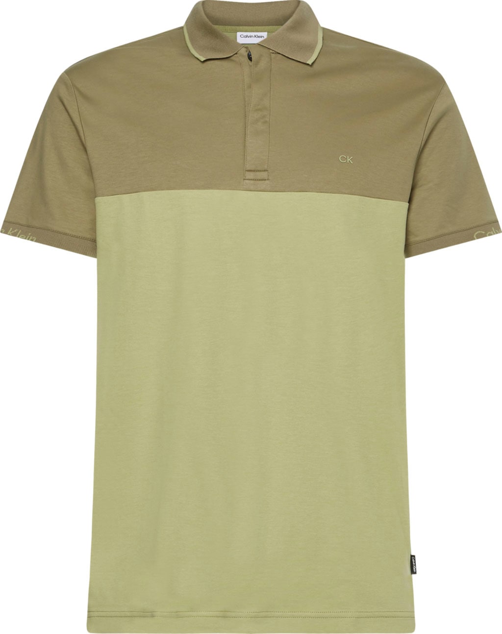 Calvin Klein Poloshirt »LIQUID TOUCH BLOCKING LOGO POLO« von Calvin Klein