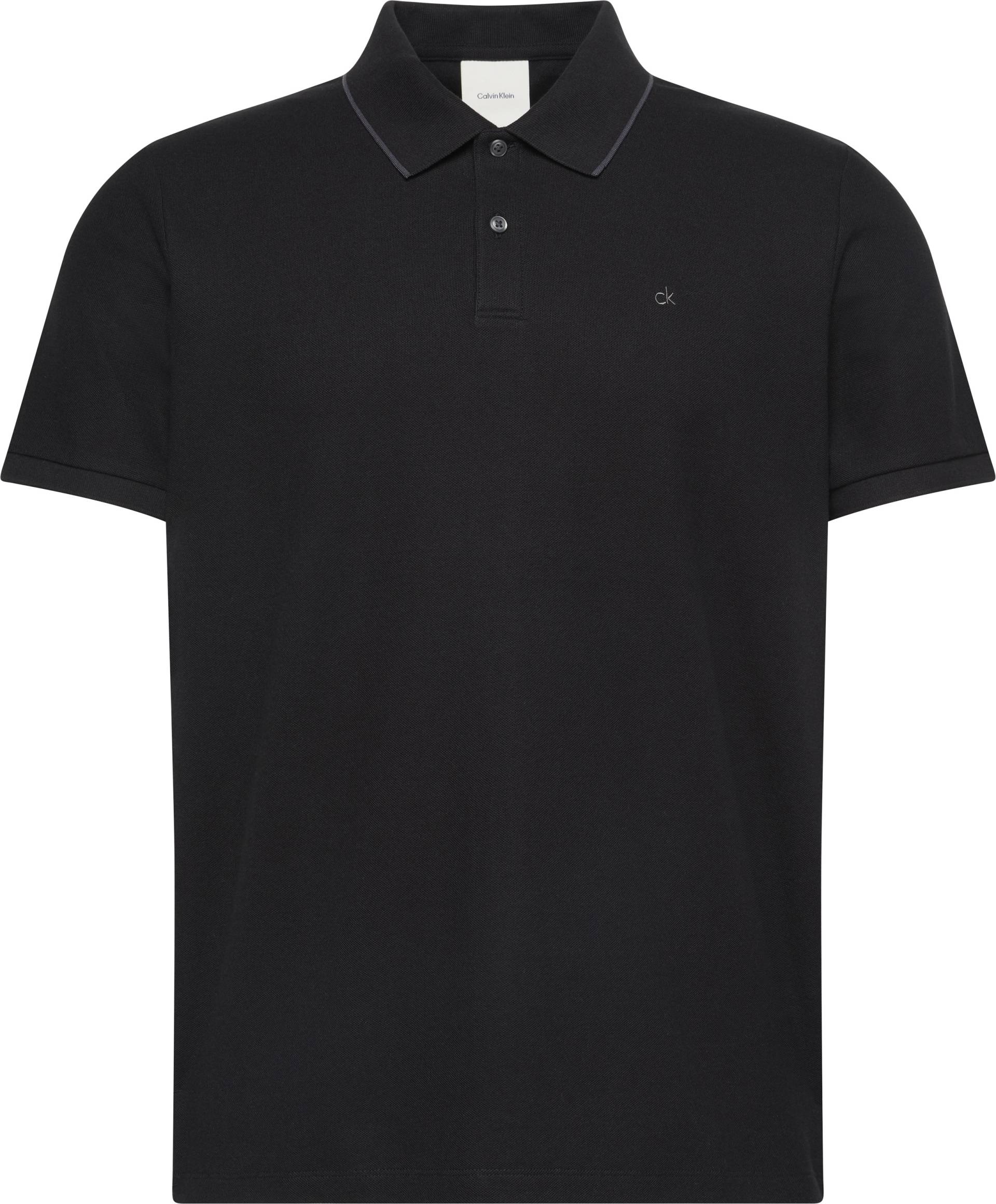 Calvin Klein Poloshirt »SS RFND PQ TPPD CLSS«, Mit Rundhalsausschnitt von Calvin Klein