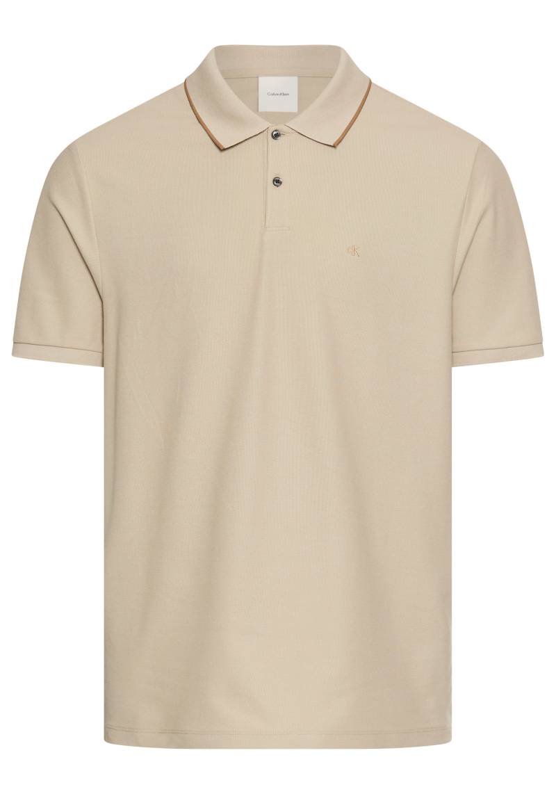 Calvin Klein Poloshirt »SS RFND PQ TPPD CLSS«, Mit Rundhalsausschnitt von Calvin Klein