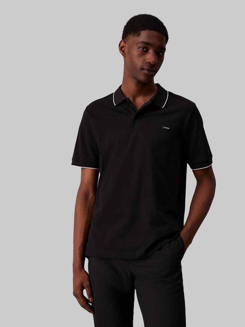 Calvin Klein Poloshirt »STRETCH PIQUE TIPPING POLO« von Calvin Klein