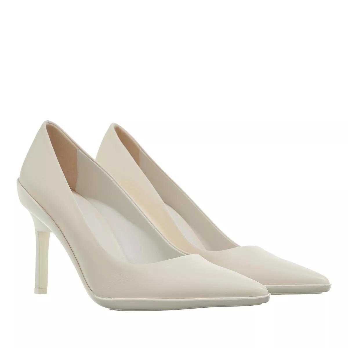 Calvin Klein Pumps & High Heels - Heel Pump 90 Leather - Gr. 36 (EU) - in Creme - für Damen von Calvin Klein