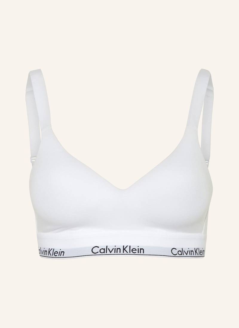 Calvin Klein Push-Up-Bh Icon Cotton Modal weiss von Calvin Klein