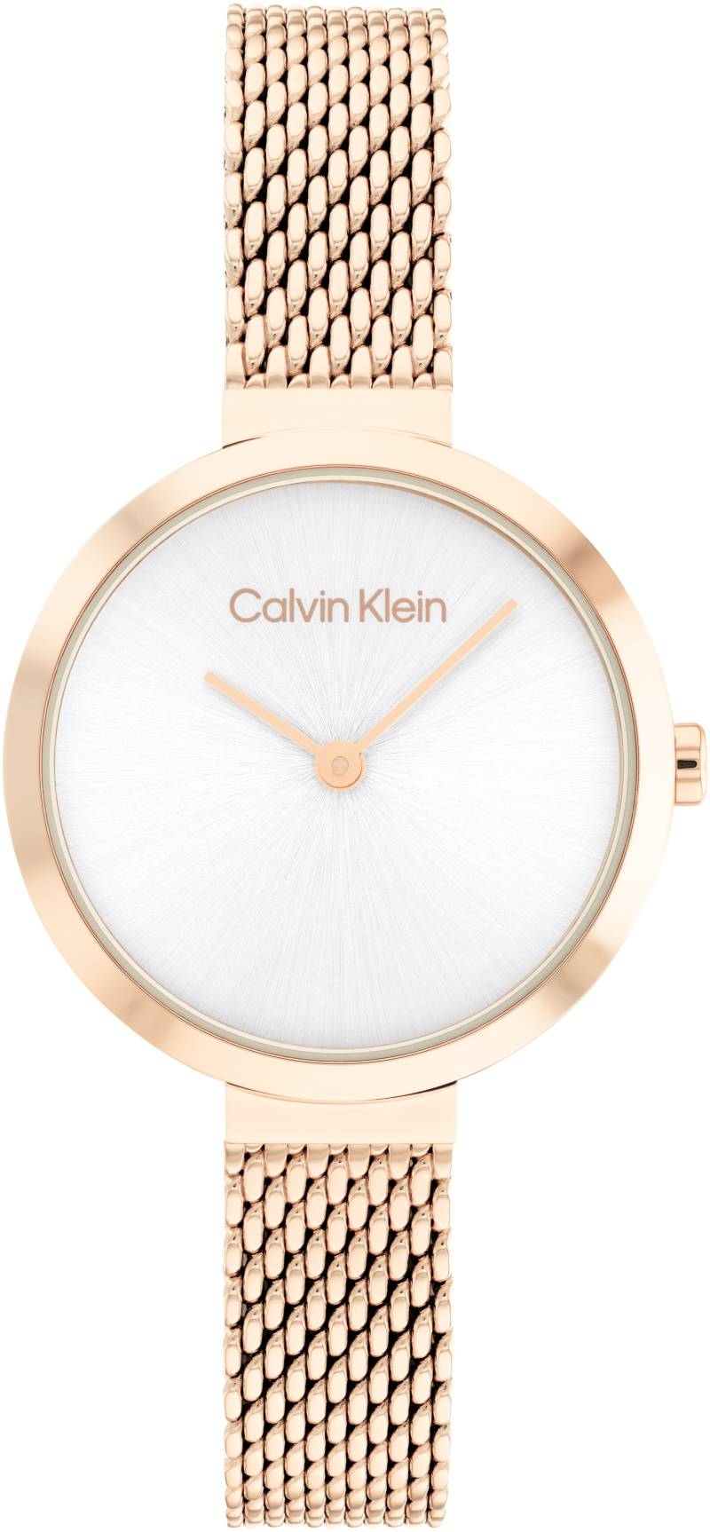 Calvin Klein Quarzuhr »MINIMALISTIC T BAR 28 mm«, Armbanduhr, Damenuhr, Mineralglas, Edelstahlarmband von Calvin Klein